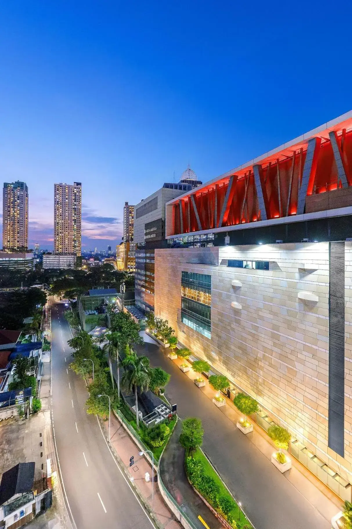 City view in Grand Thamrin Hotel City view in Grand Thamrin Hotel