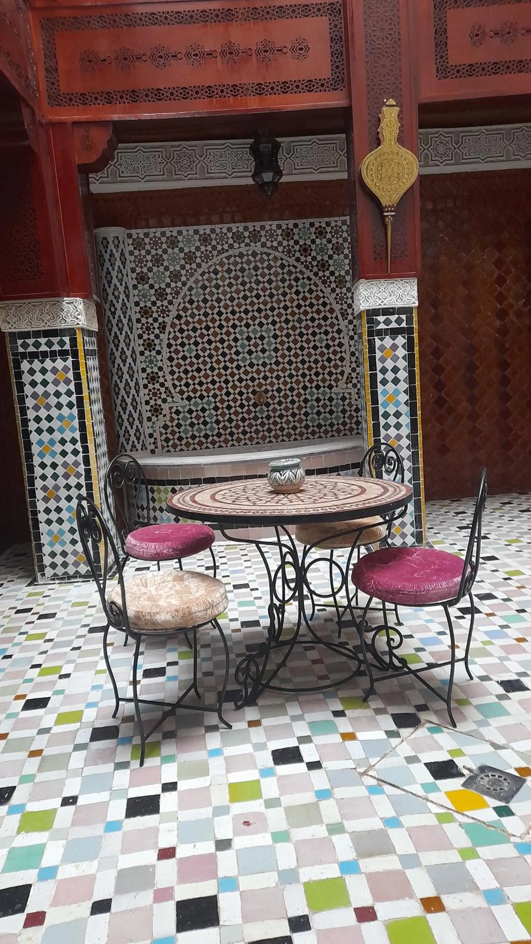 Seating area in Riad amal