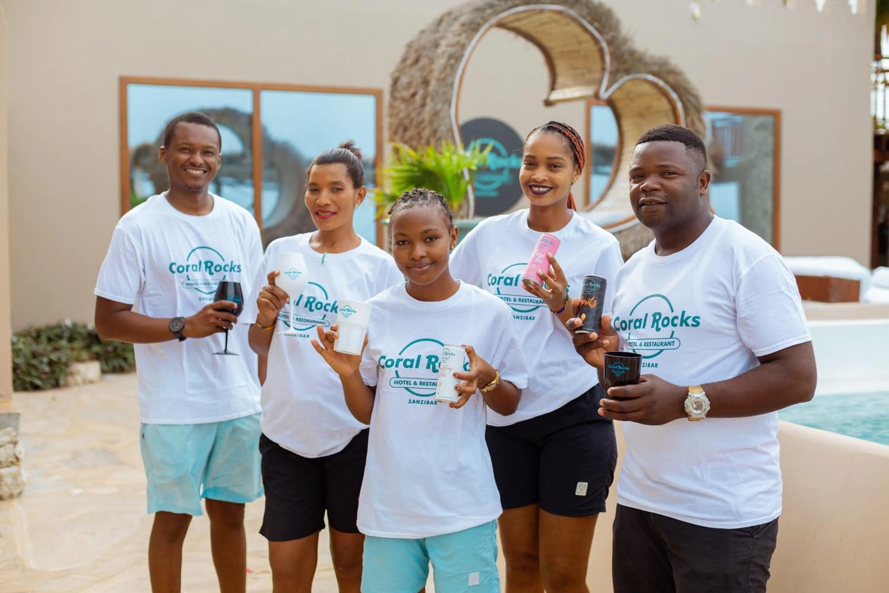 Staff in Coral Rocks Hotel & Restaurant