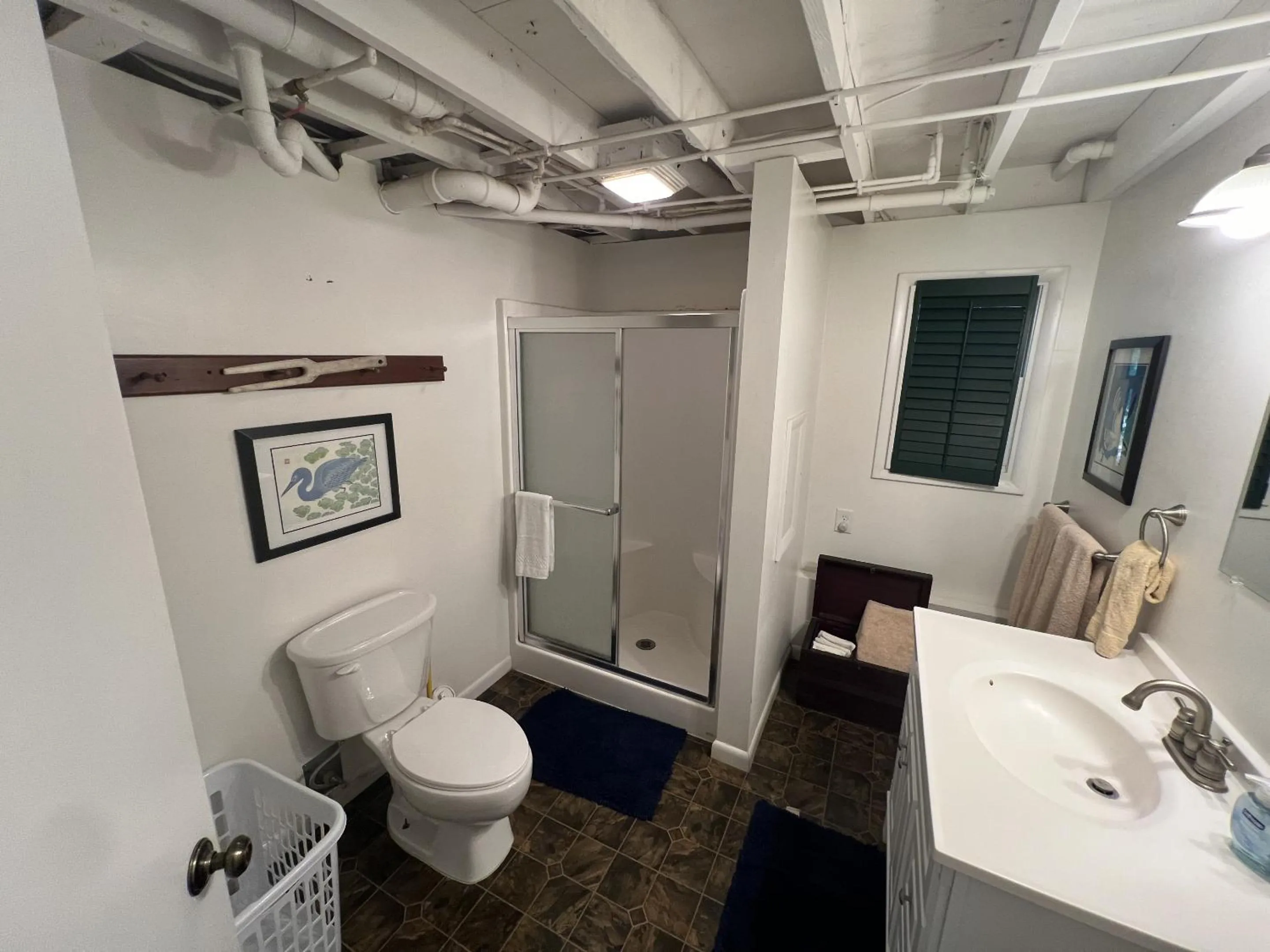Bathroom in Rock Stalls Lodge Hocking Hills