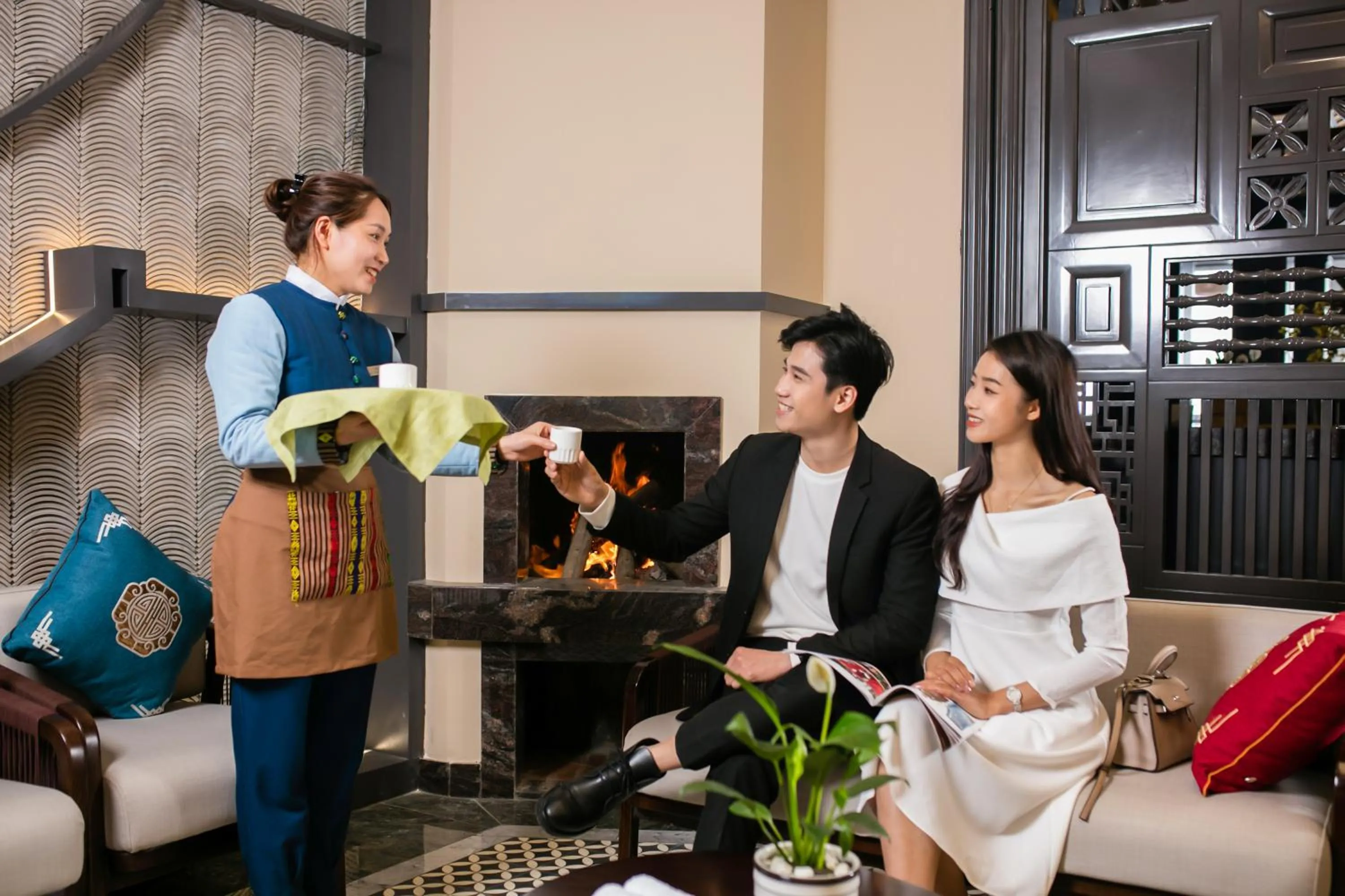 Lobby or reception in DeLaSol Sapa - Central Boutique Hotel