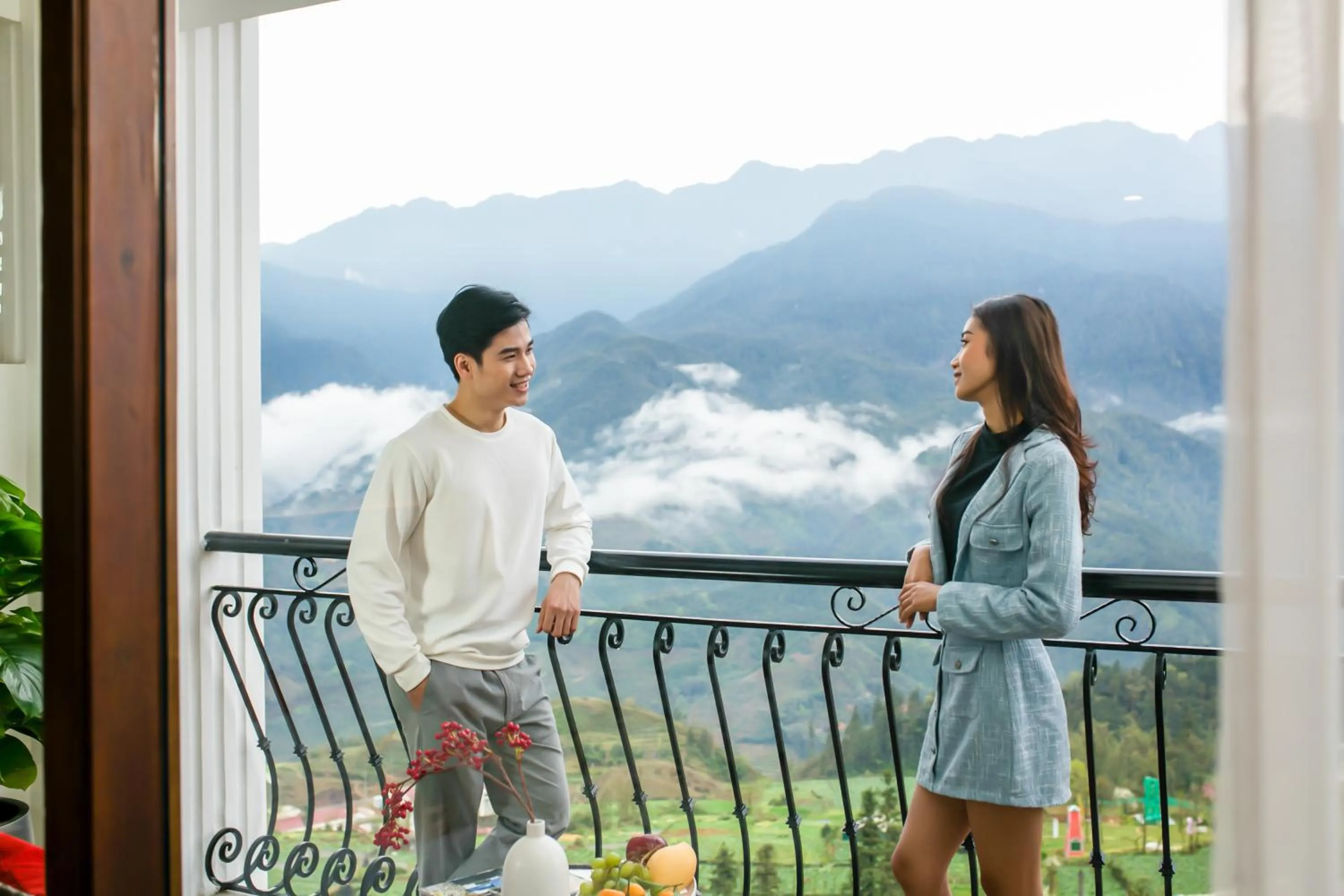 Balcony/Terrace in DeLaSol Sapa - Central Boutique Hotel