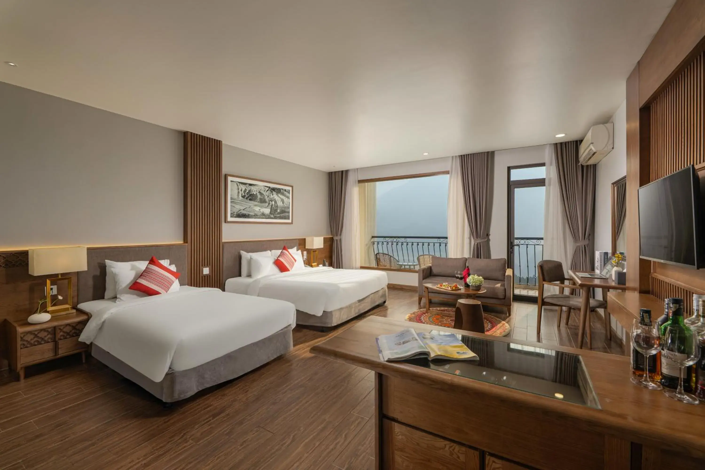 Bedroom, Bed in DeLaSol Sapa - Central Boutique Hotel Bedroom, Bed in DeLaSol Sapa - Central Boutique Hotel