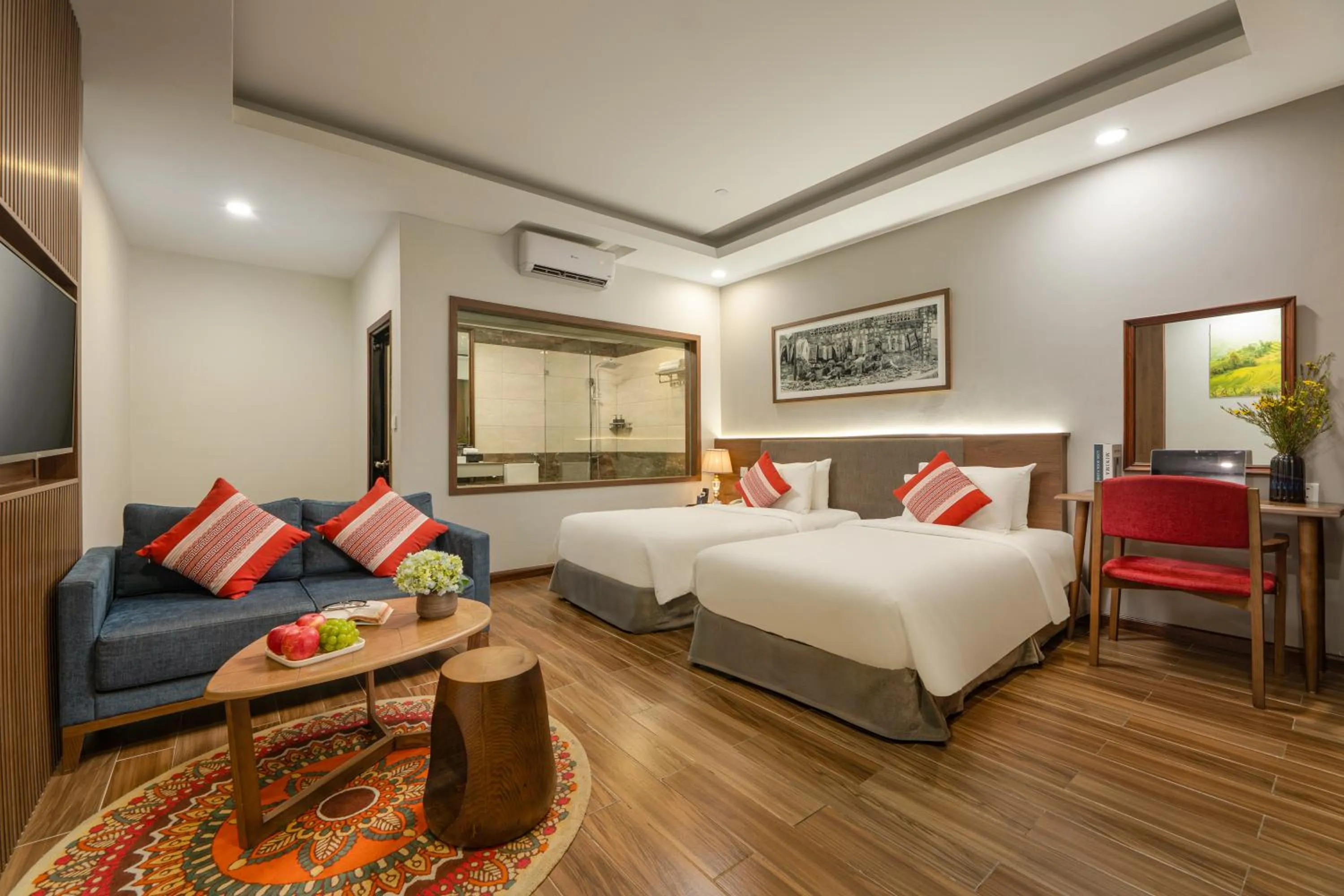 Bed in DeLaSol Sapa - Central Boutique Hotel