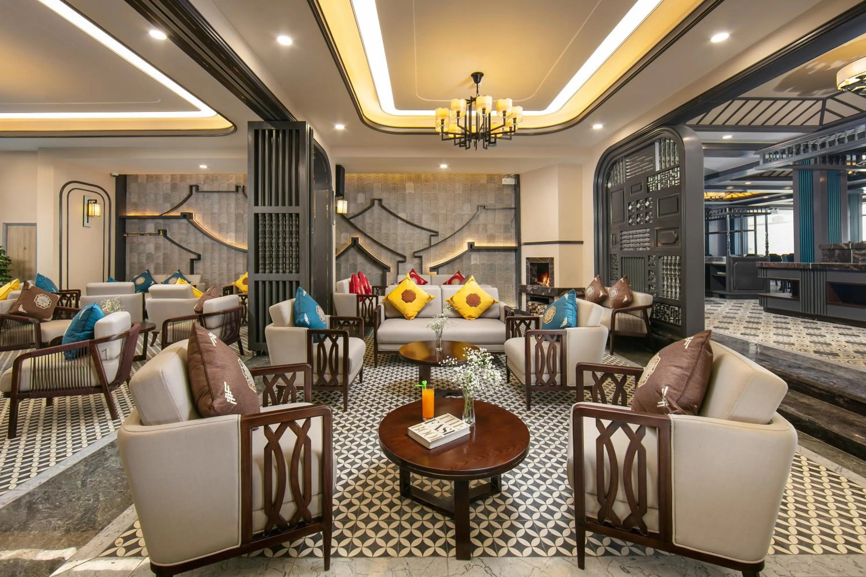 Lobby or reception in DeLaSol Sapa - Central Boutique Hotel