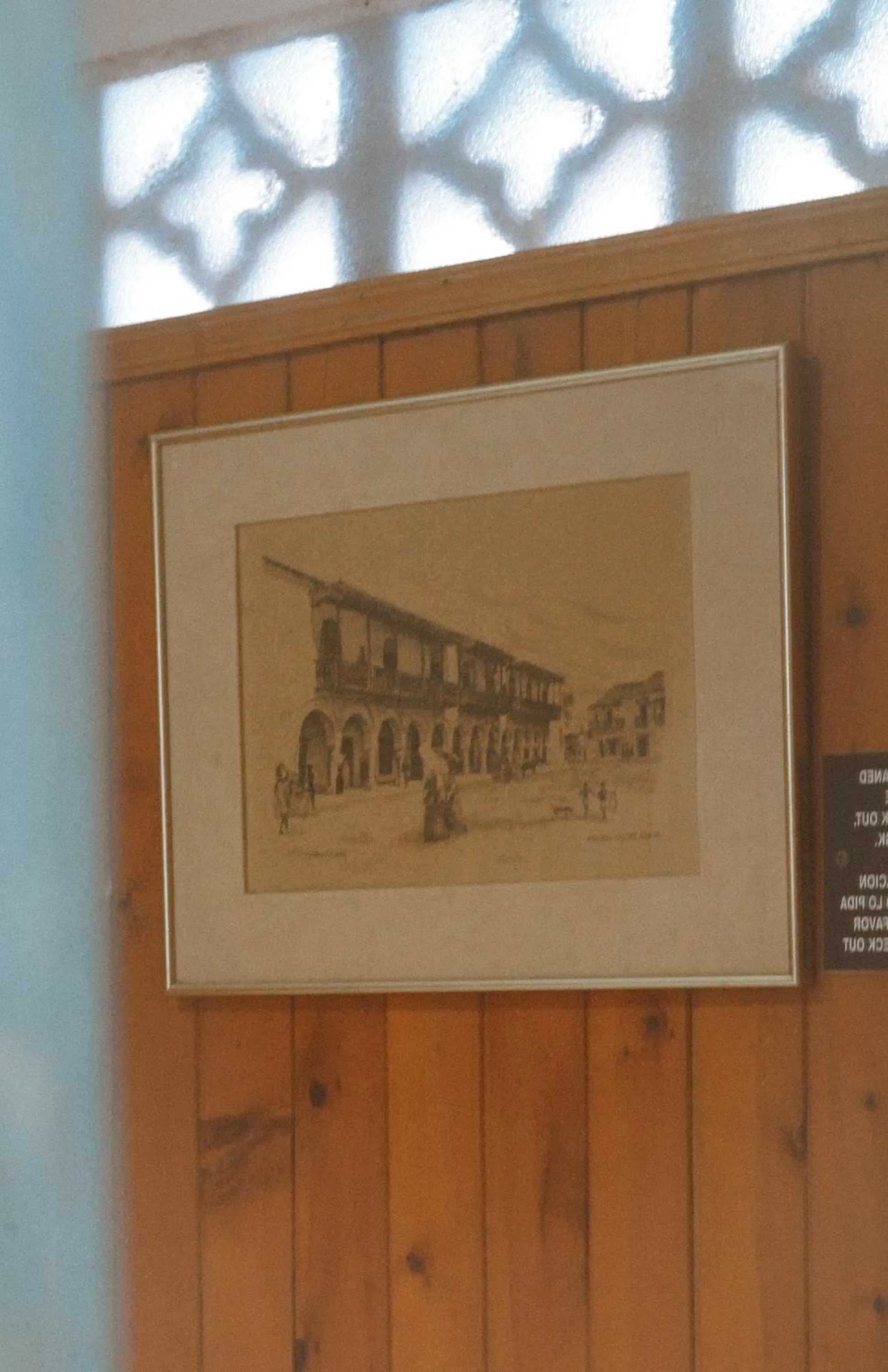Decorative detail in Hostal Luna Llena Getsemaní