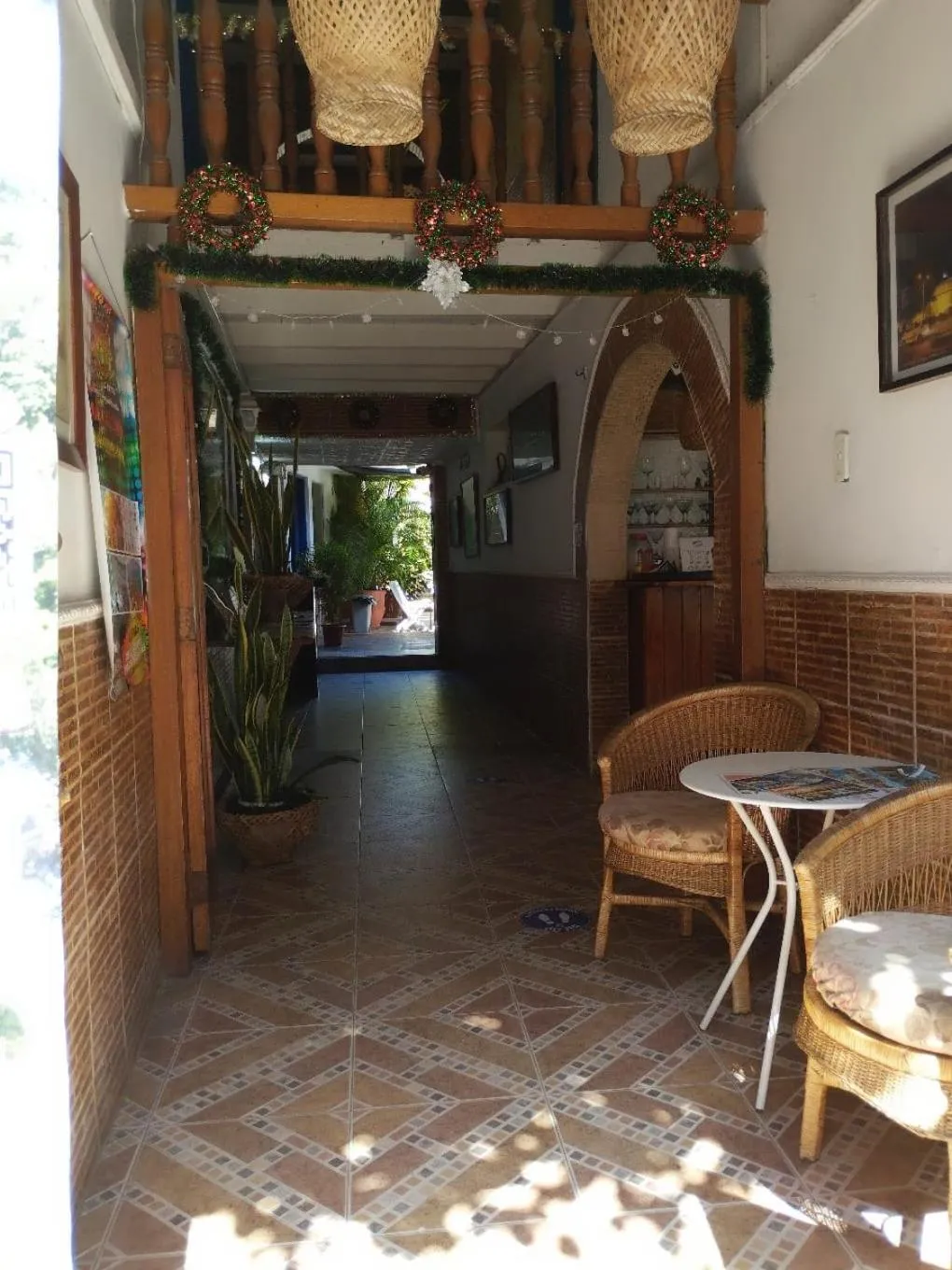 Patio in Hostal Luna Llena Getsemaní