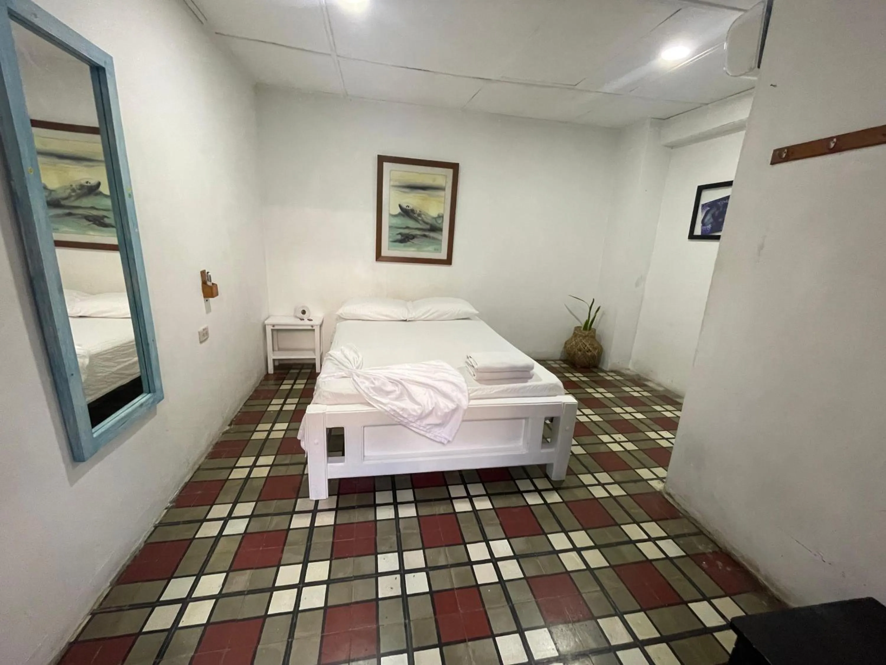 Bed in Hostal Luna Llena Getsemaní