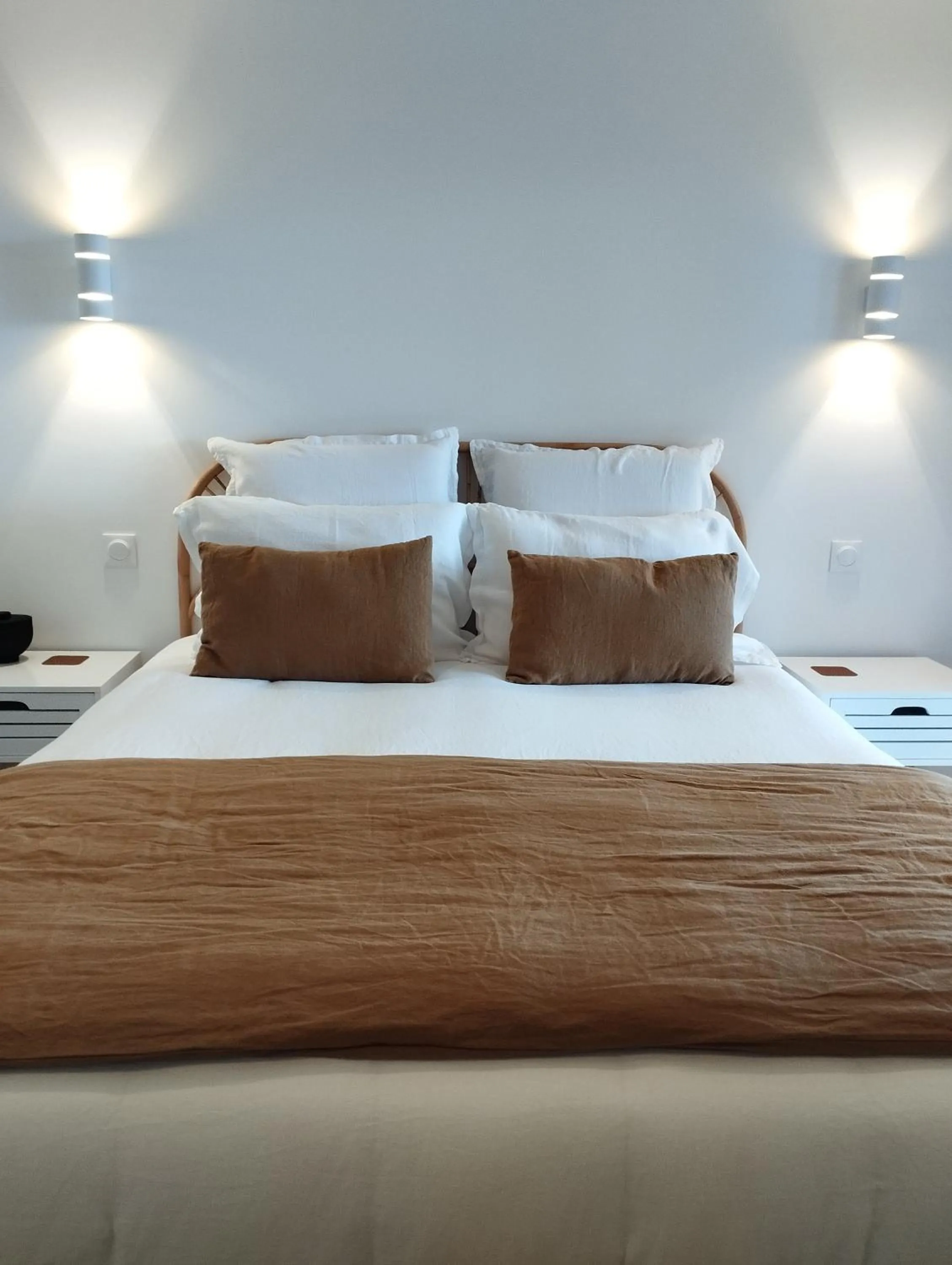 Bedroom, Bed in Au coucher du lac