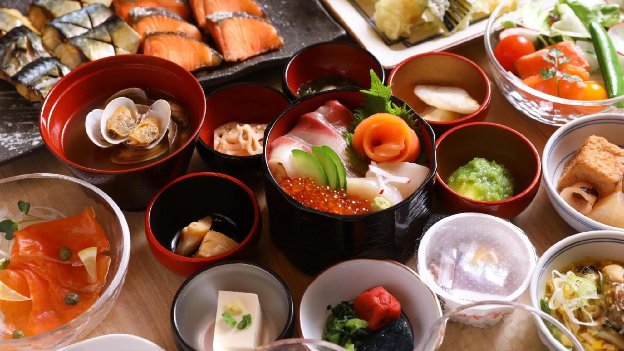 Breakfast in Onyado Nono Sendai Natural Hot Spring