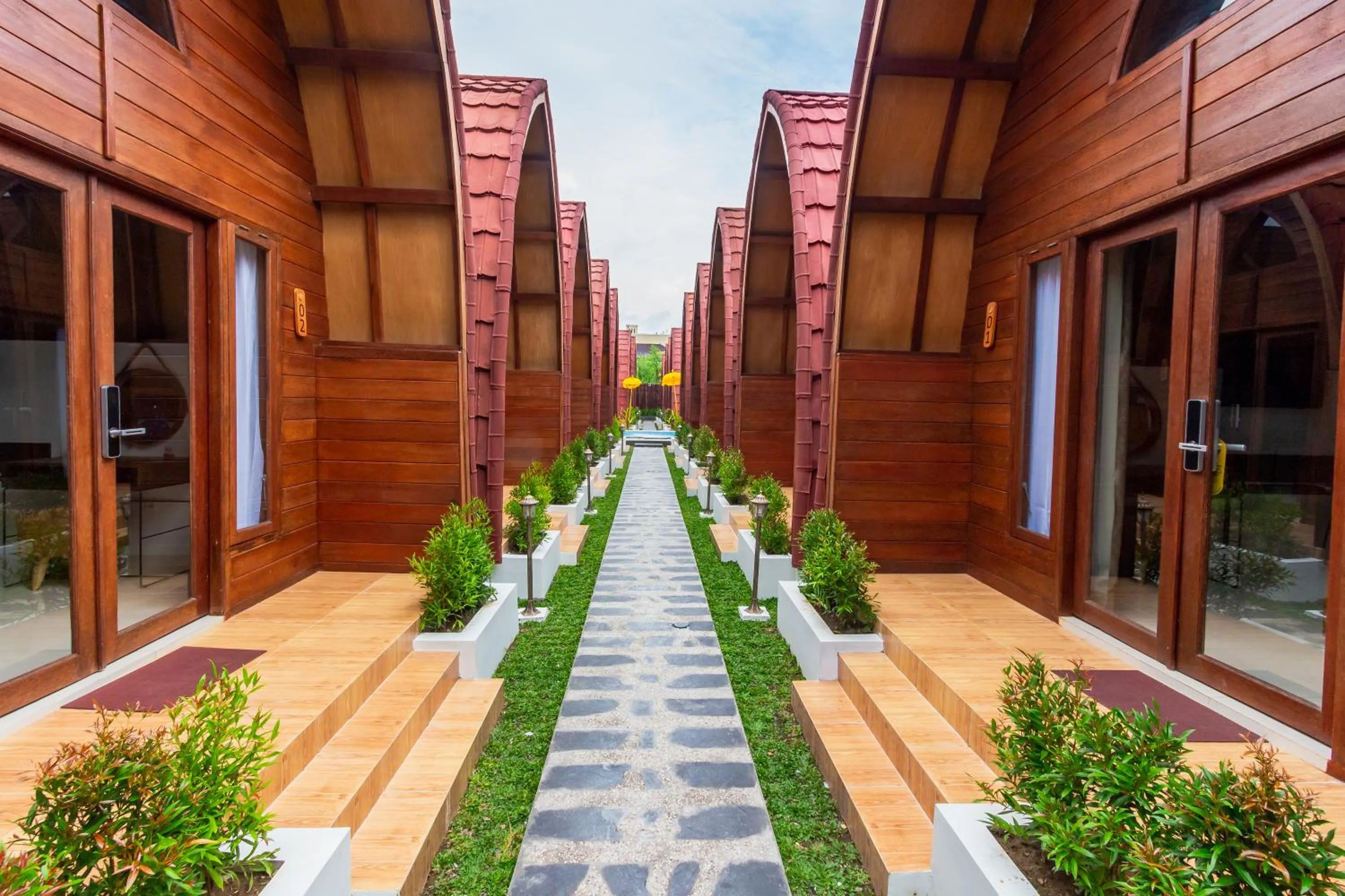 Facade/entrance in Omah Lumbung Yogyakarta