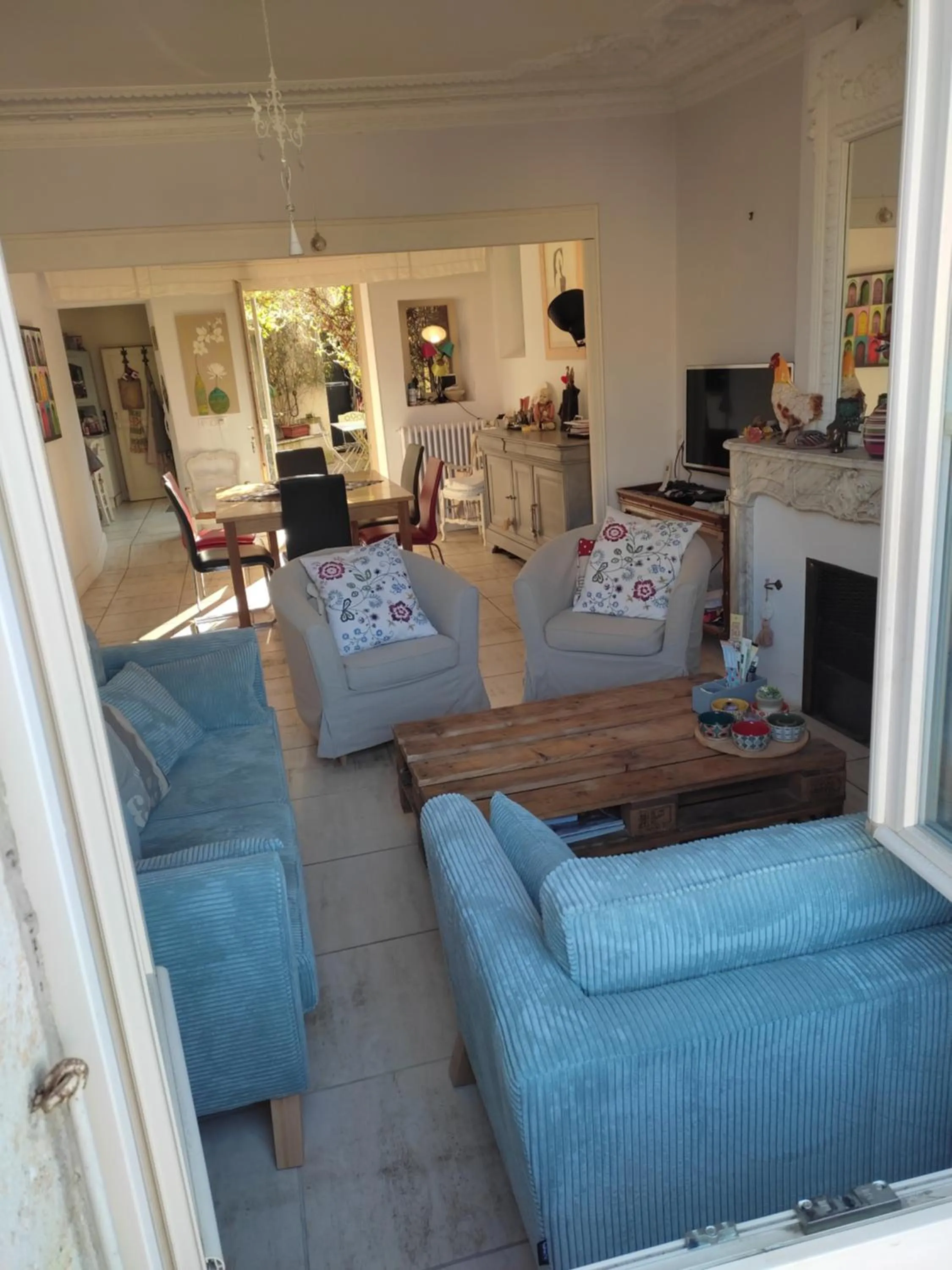 Seating area in Les Angelots