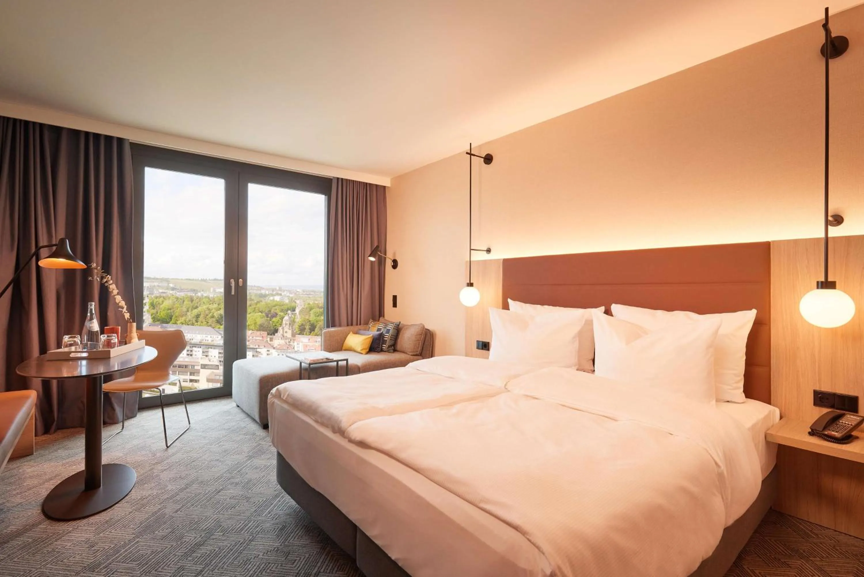 Bedroom, Bed in Adina Apartment Hotel Stuttgart