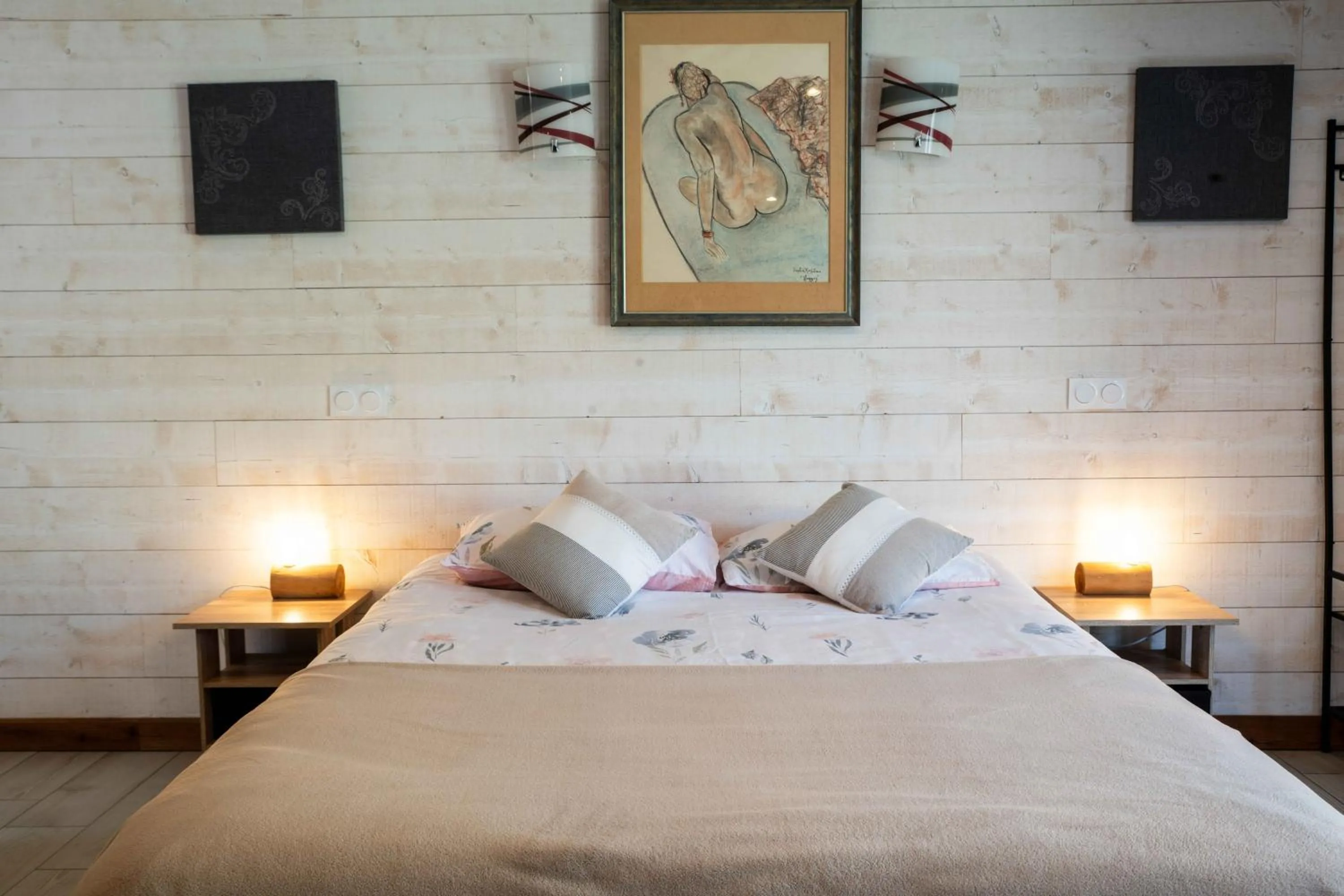 Bed in Chez Jocelyne Lhermite