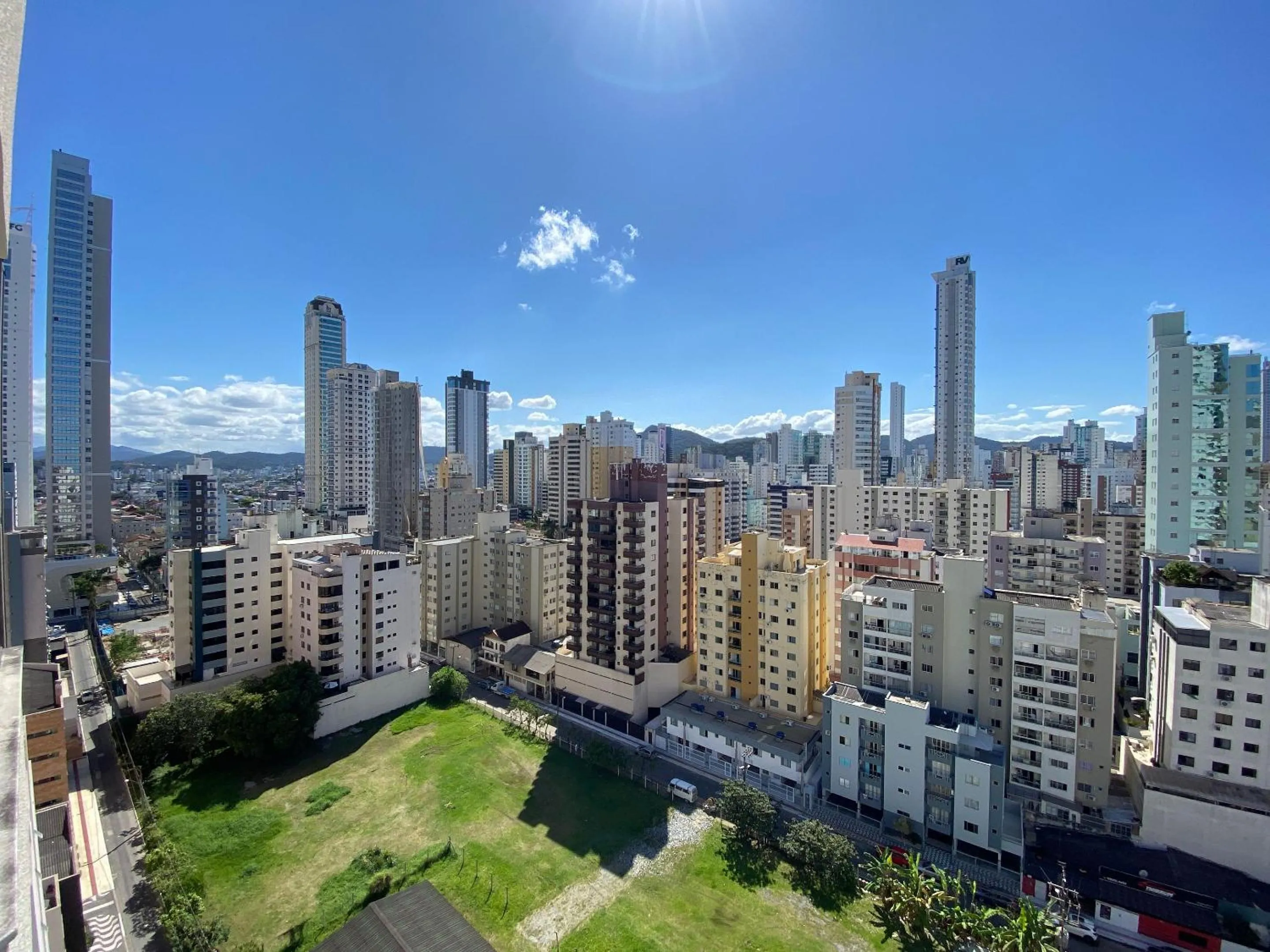 City view in FNR133 - Linda Vista, Churrasqueira, TV Smart