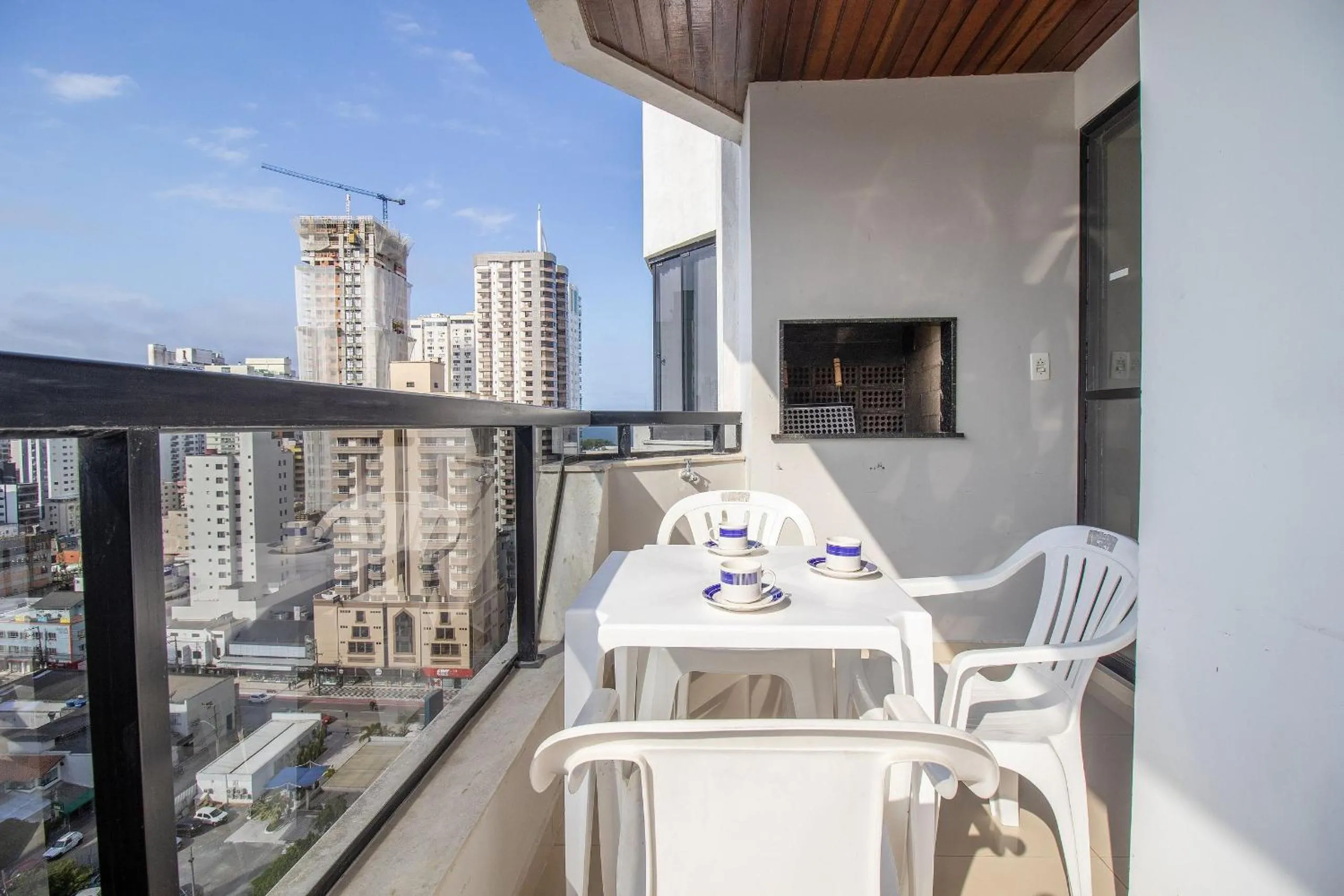 Balcony/Terrace in FNR133 - Linda Vista, Churrasqueira, TV Smart