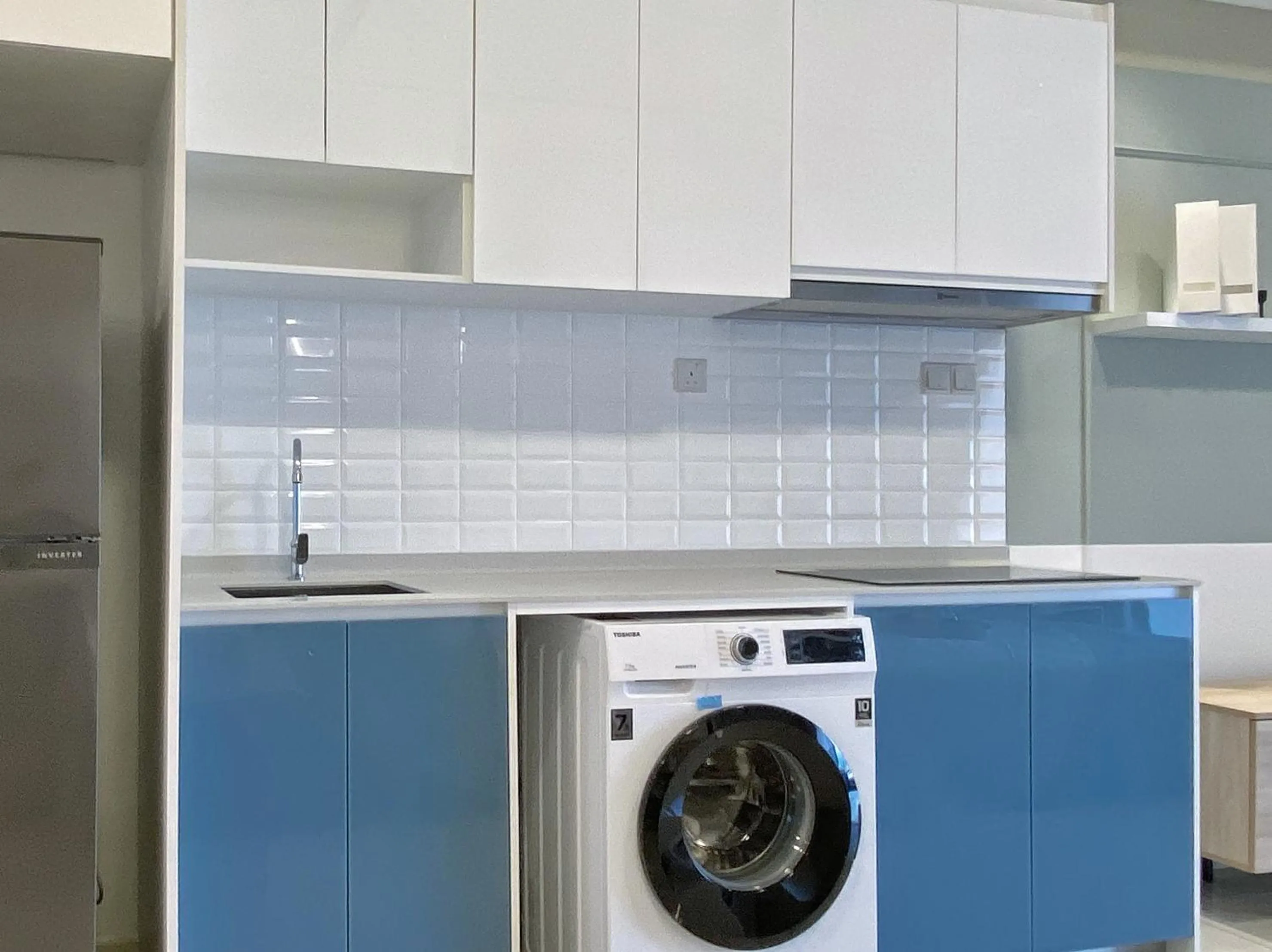 Kitchen or kitchenette in Continew Residence by HomeBrickz