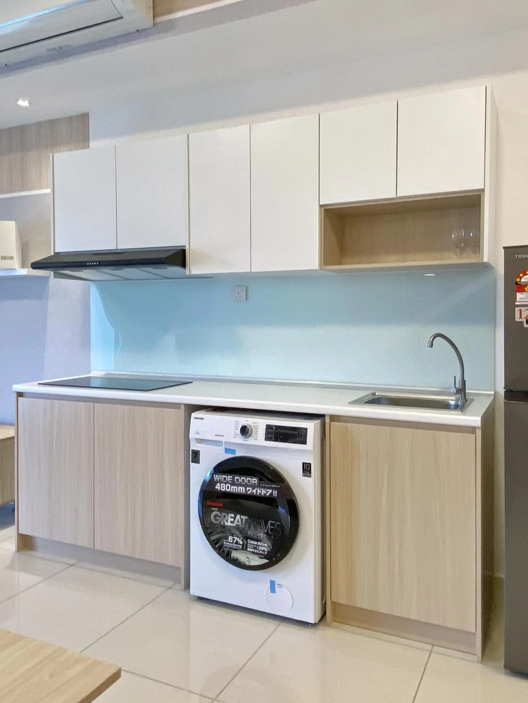 Kitchen or kitchenette in Continew Residence by HomeBrickz