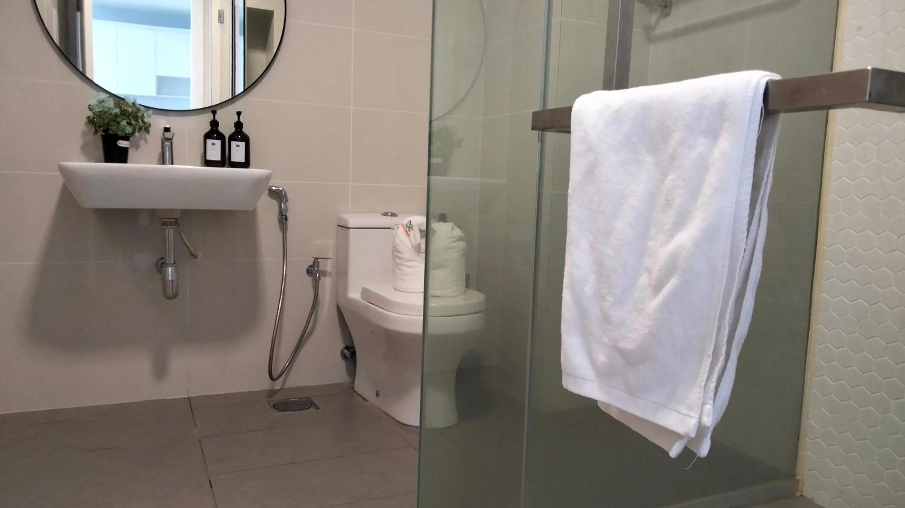 Shower in Continew Residence by HomeBrickz