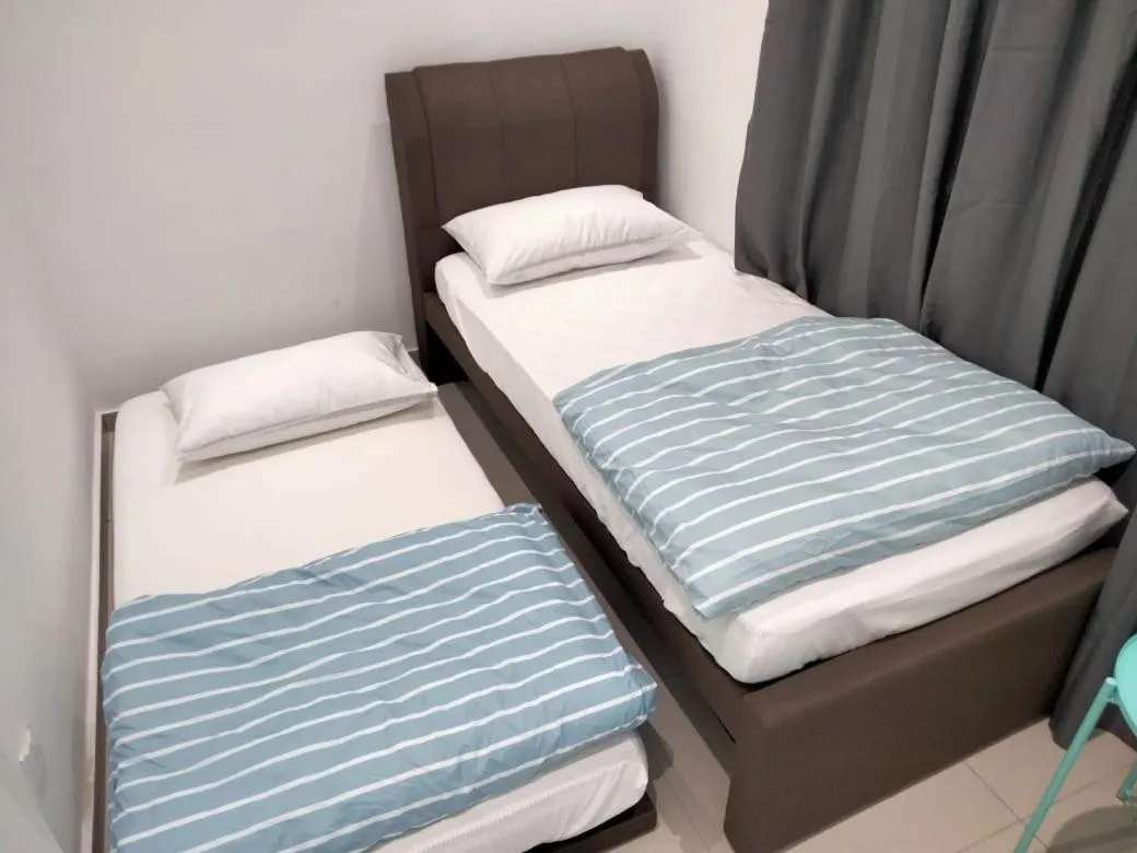 Bedroom, Bed in Continew Residence by HomeBrickz