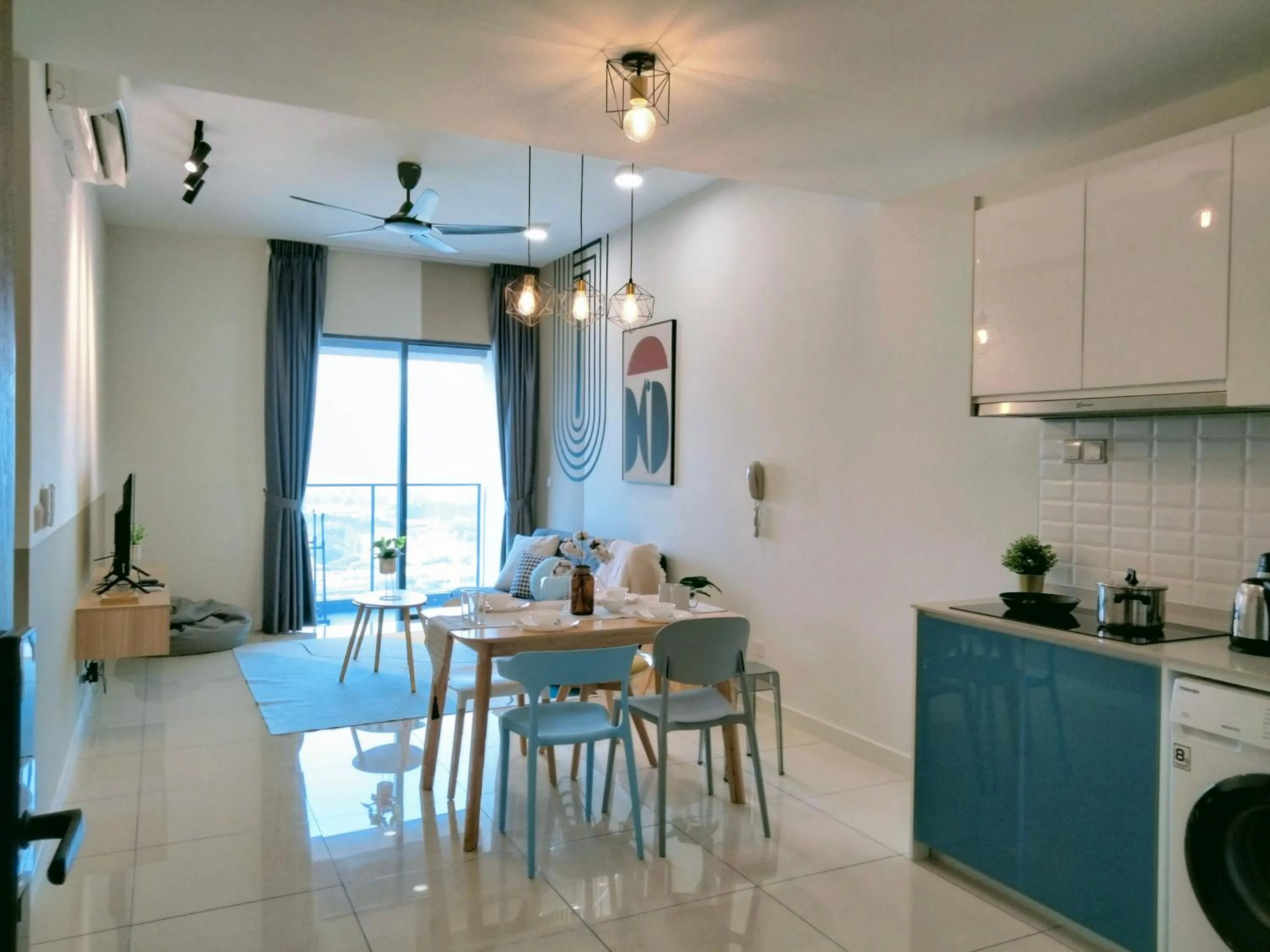 Kitchen or kitchenette in Continew Residence by HomeBrickz