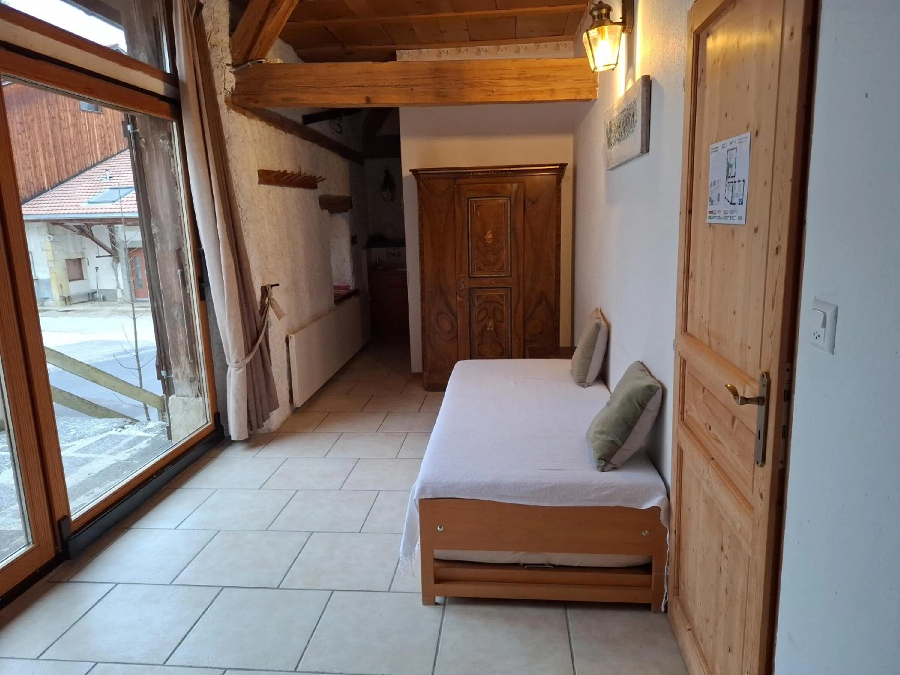 Bed in Hôtel Von Bergen