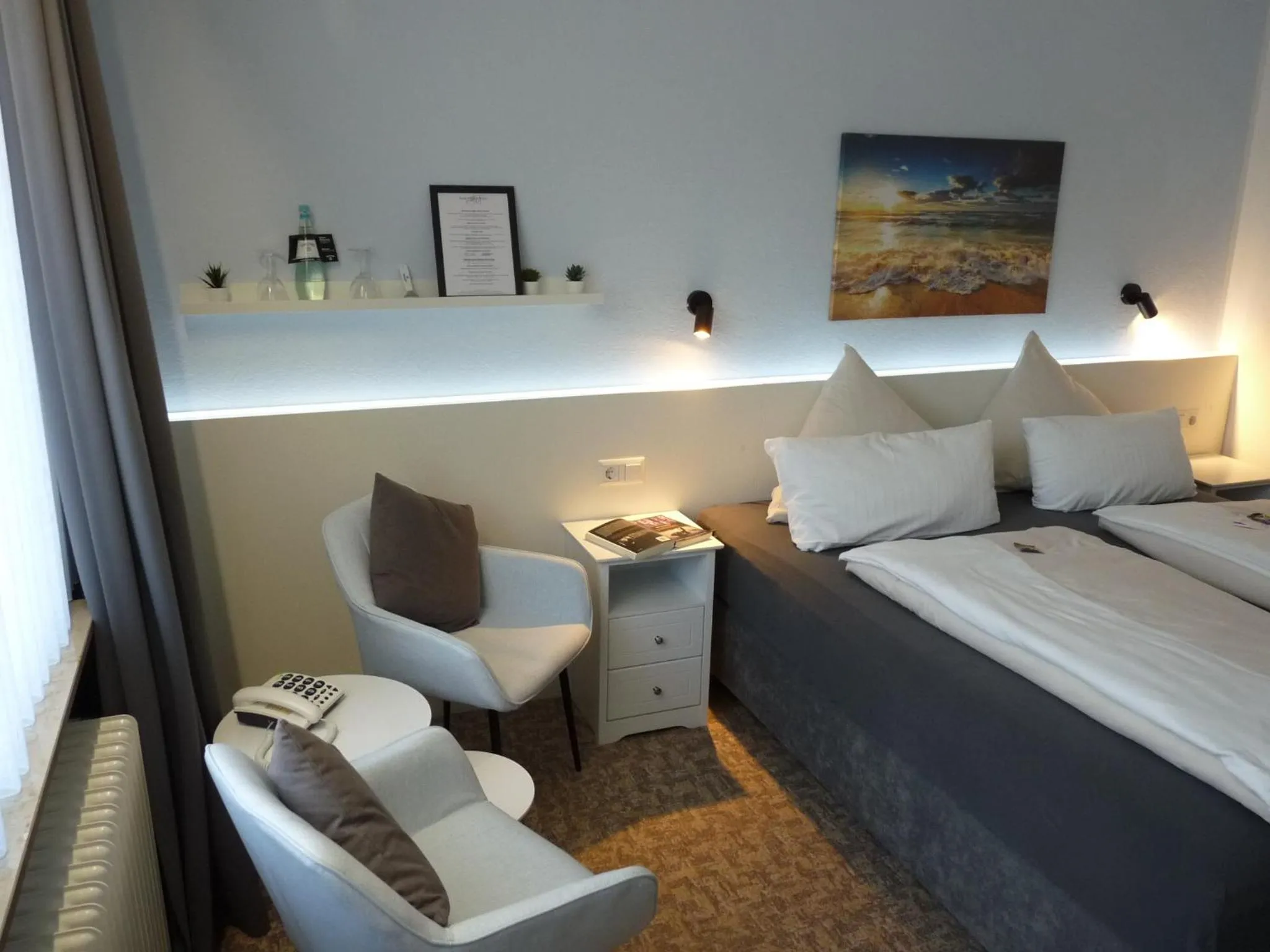 Bed in Hotel zum Rosenteich