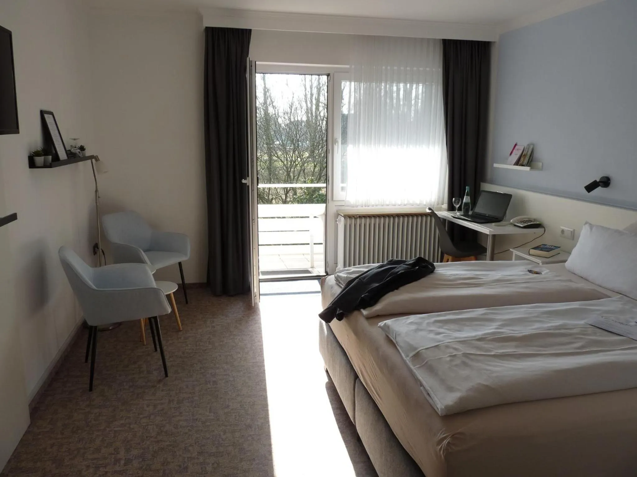 Bed in Hotel zum Rosenteich