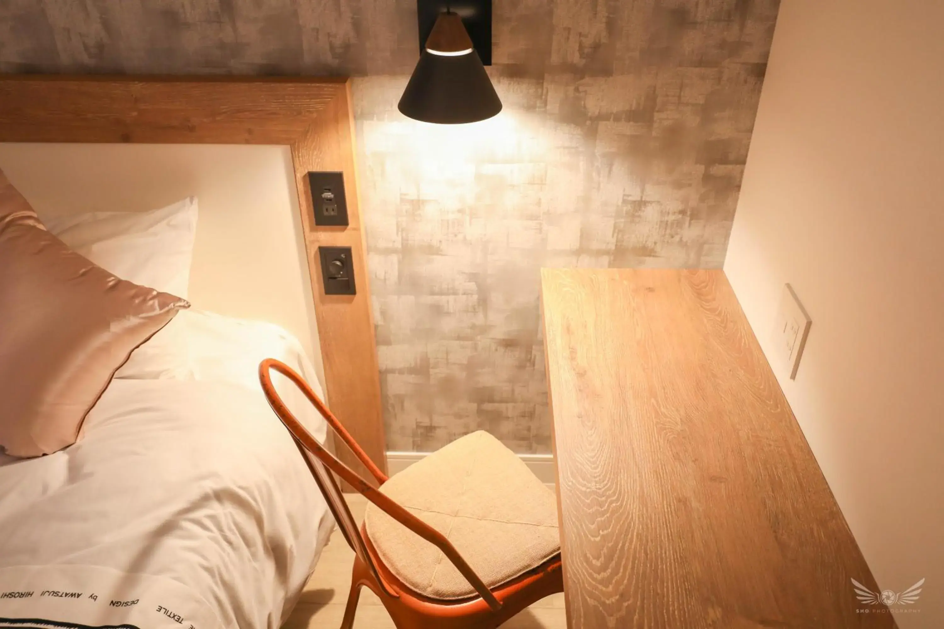 Bed in FFFFFF Hotel エフホテル Bed in FFFFFF Hotel エフホテル