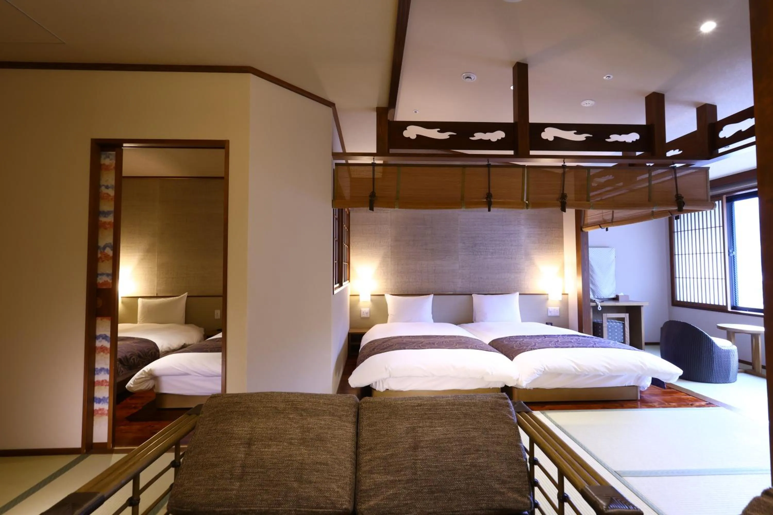 Photo of the whole room, Bed in Inishie no Yado Keiun