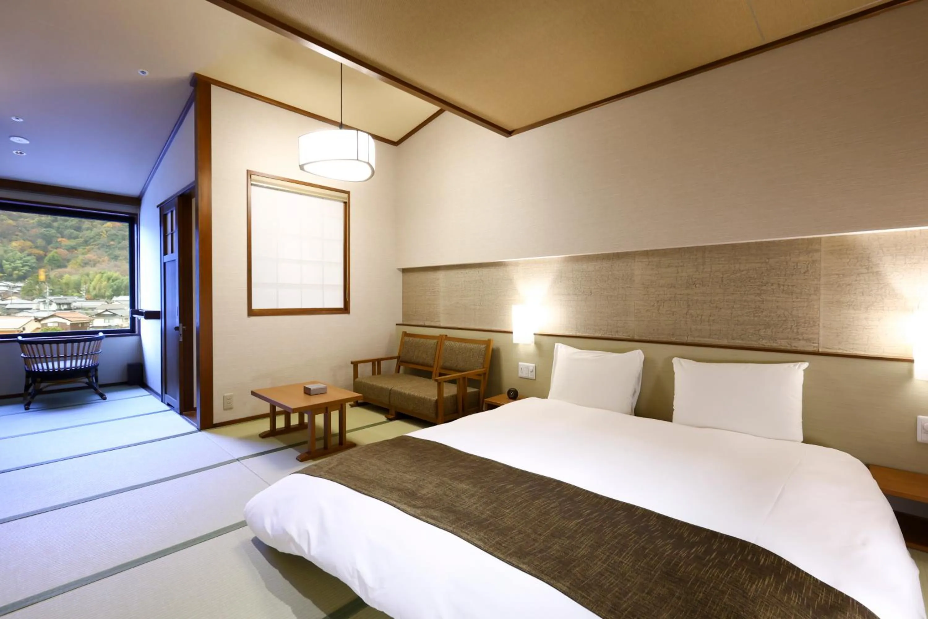 Photo of the whole room, Bed in Inishie no Yado Keiun