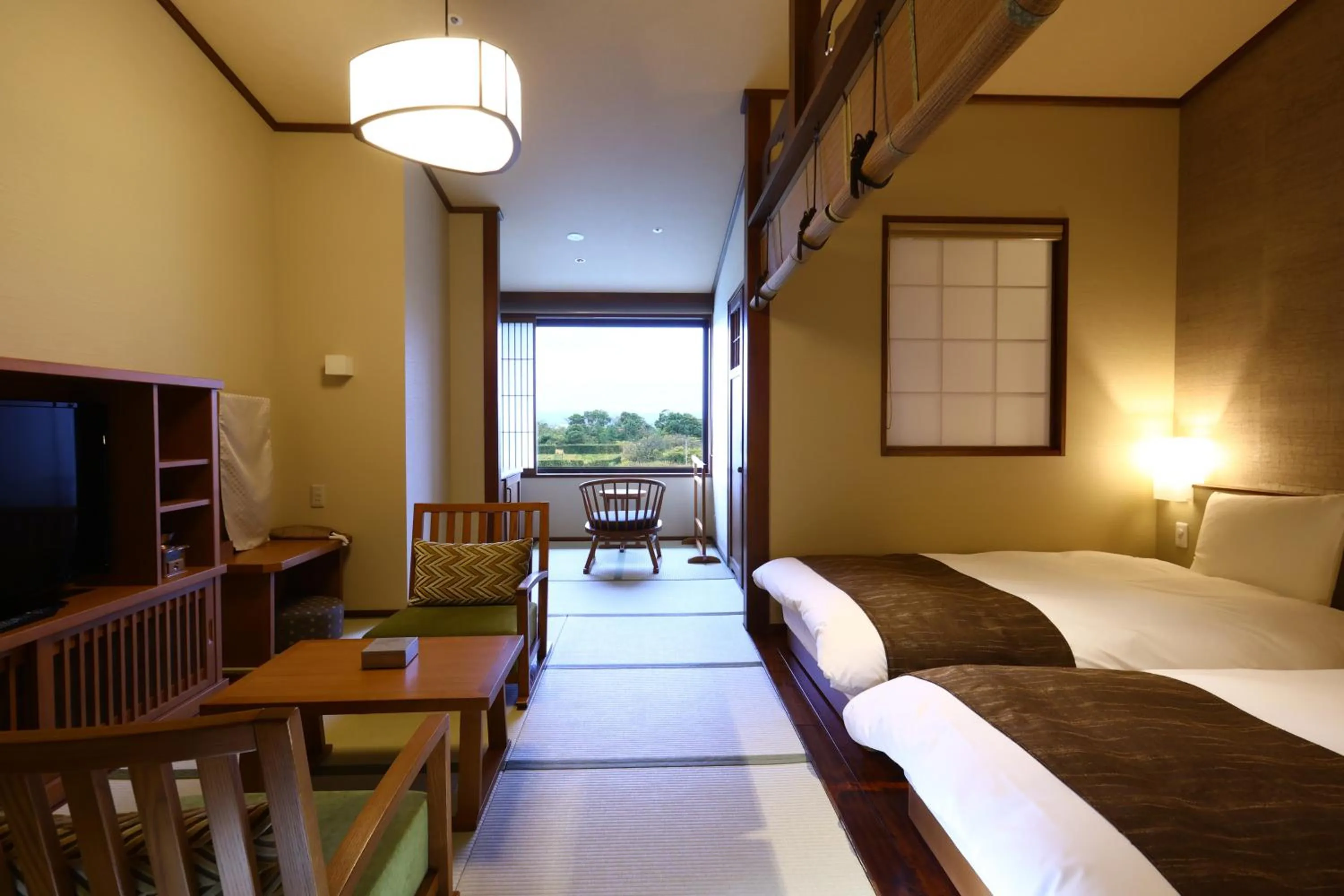 Photo of the whole room, Bed in Inishie no Yado Keiun