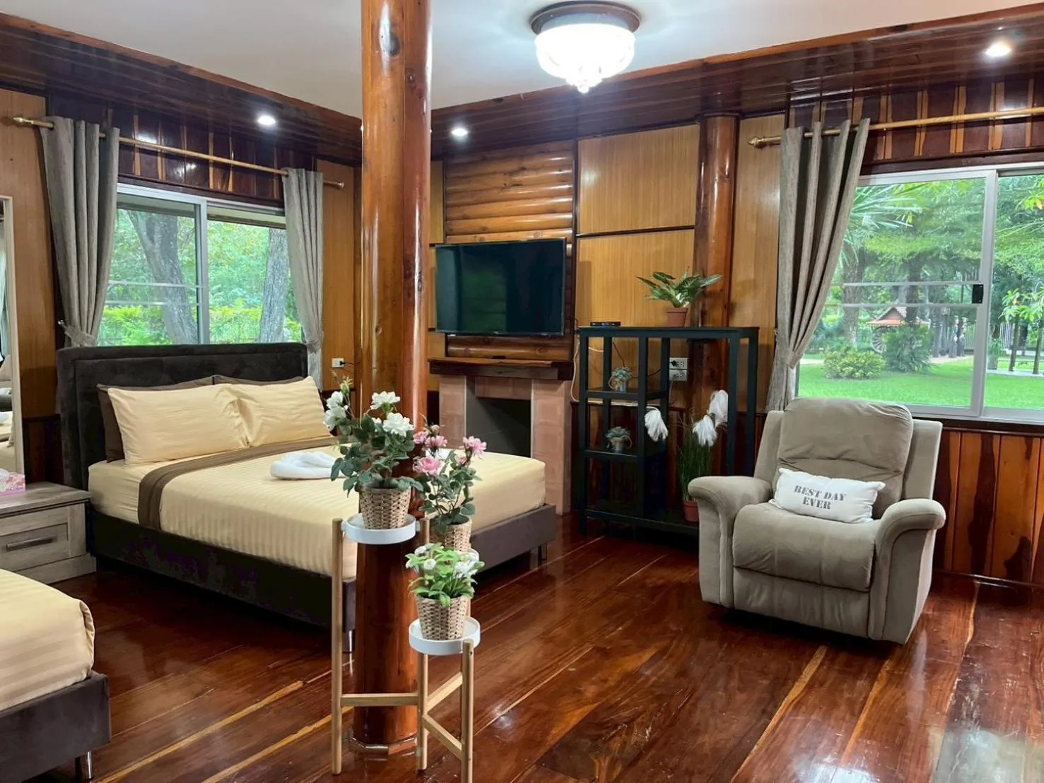 Bedroom in ทิพย์วาริน รีสอร์ท เขาใหญ่