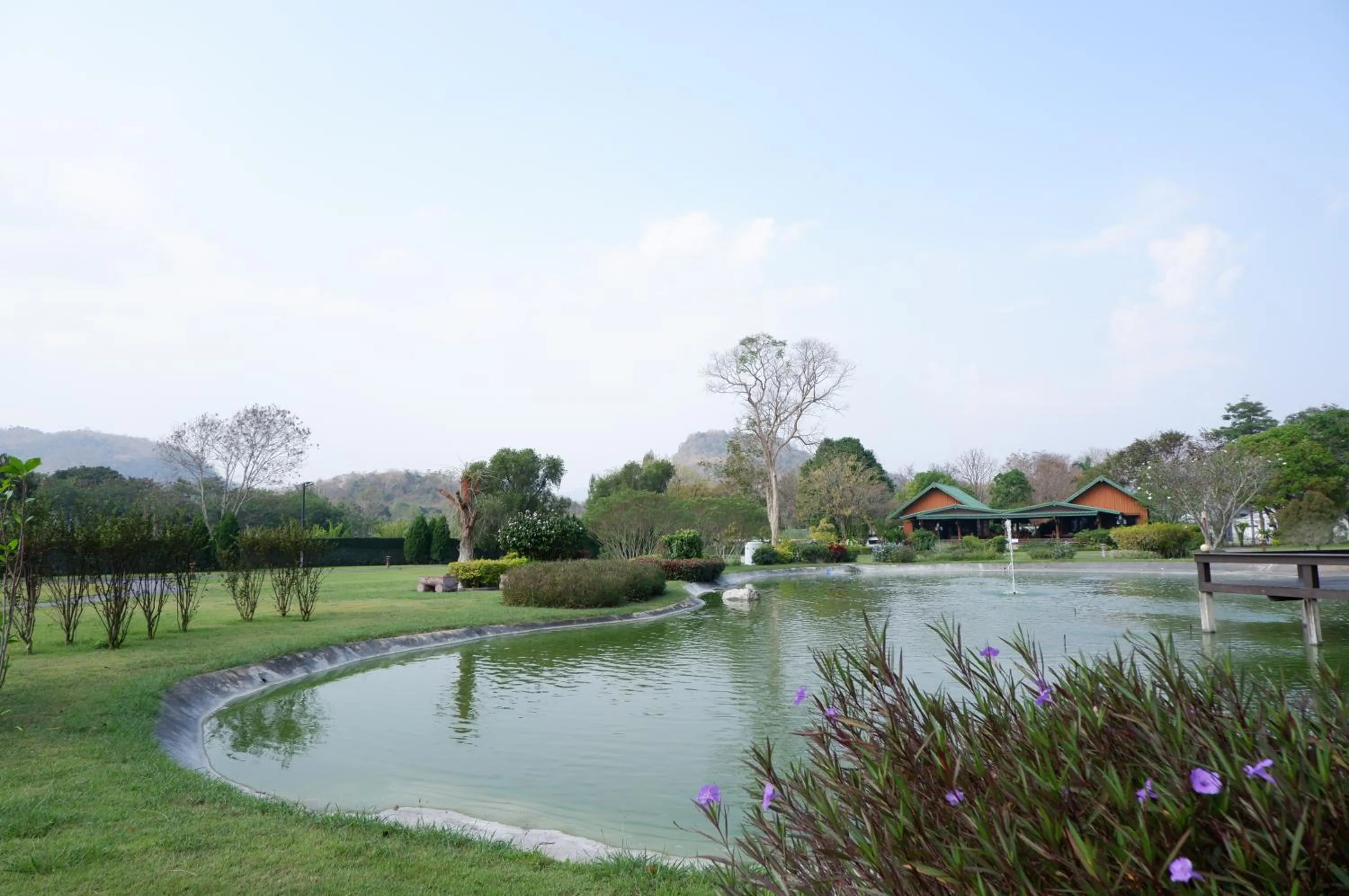 Inner courtyard view in ทิพย์วาริน รีสอร์ท เขาใหญ่