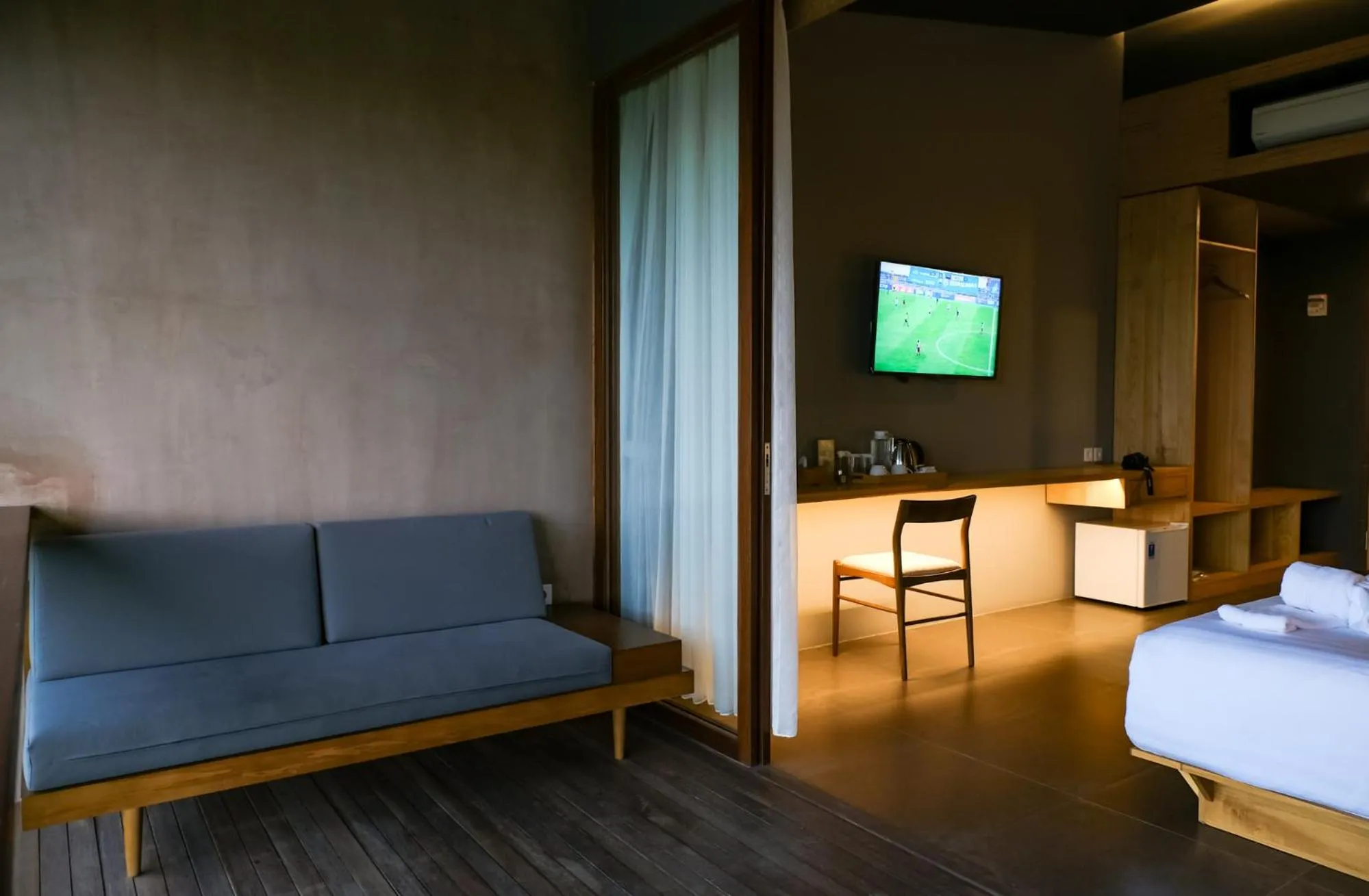 Seating area, Bed in Teras Hotel Ijen Banyuwangi