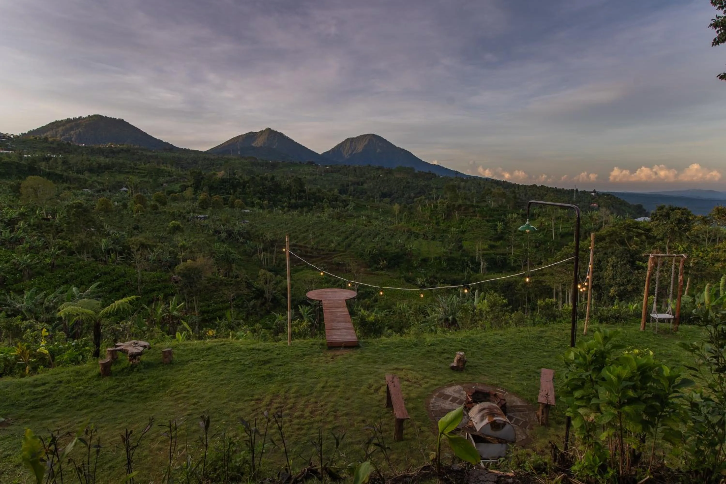 Natural landscape in Alam Kita Glamping & Plantation