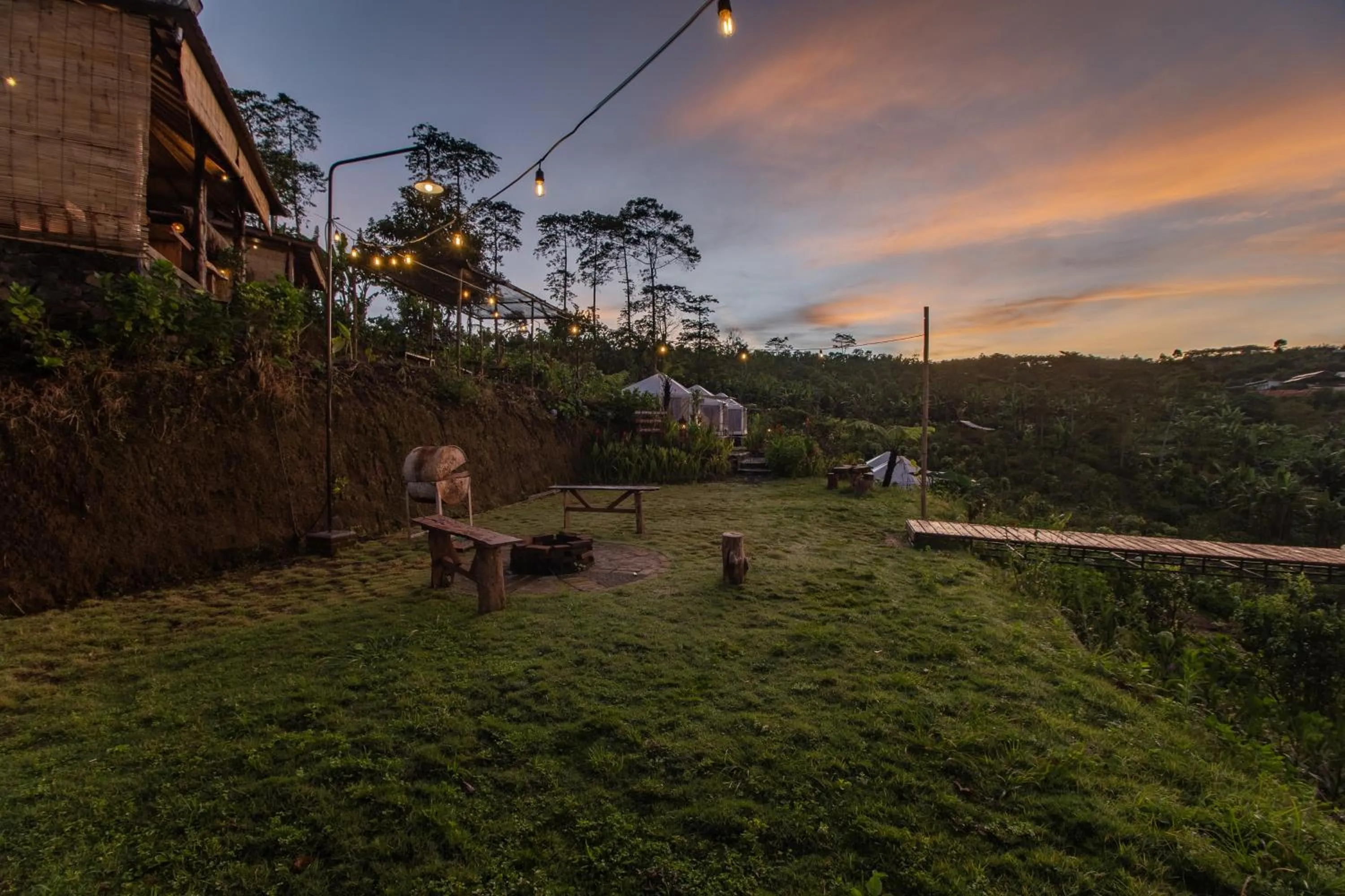 Natural landscape in Alam Kita Glamping & Plantation