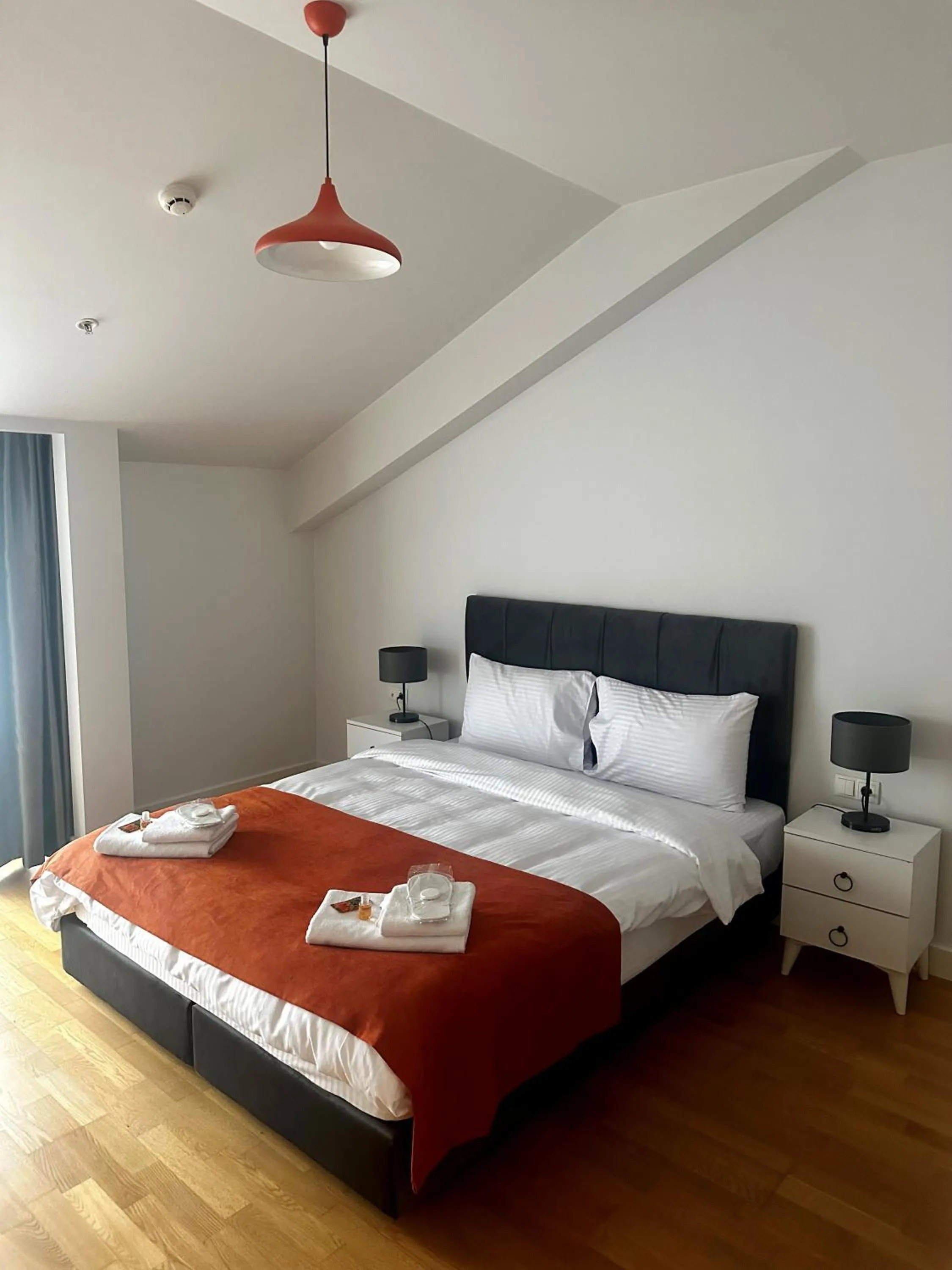 Bed in The Y Istanbul Suites