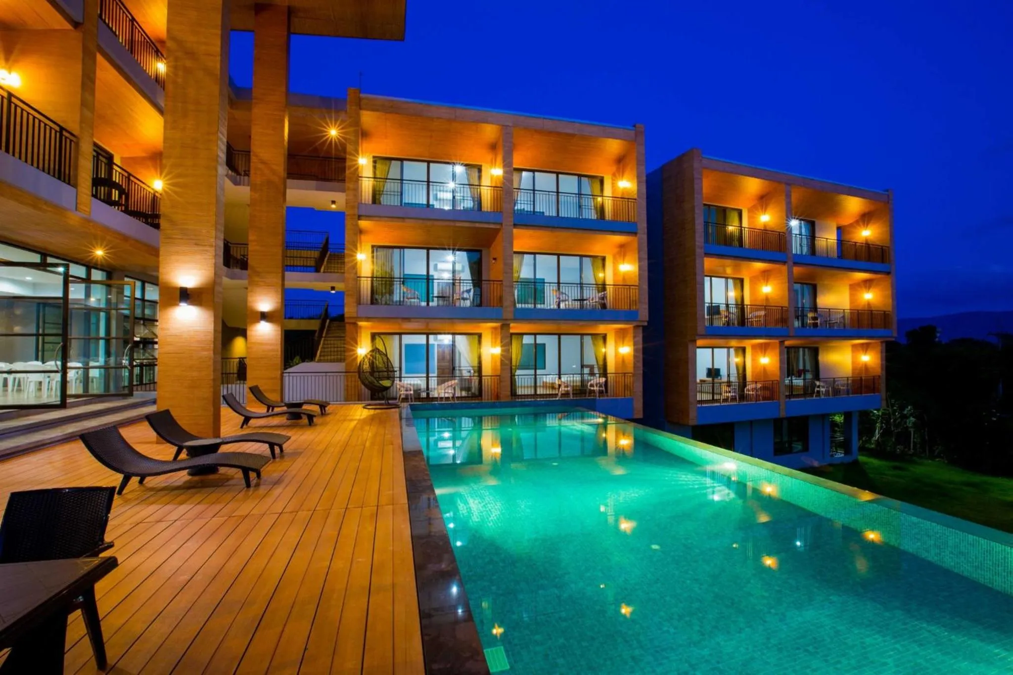 Swimming pool in The Earth Anthioch Khao Yai