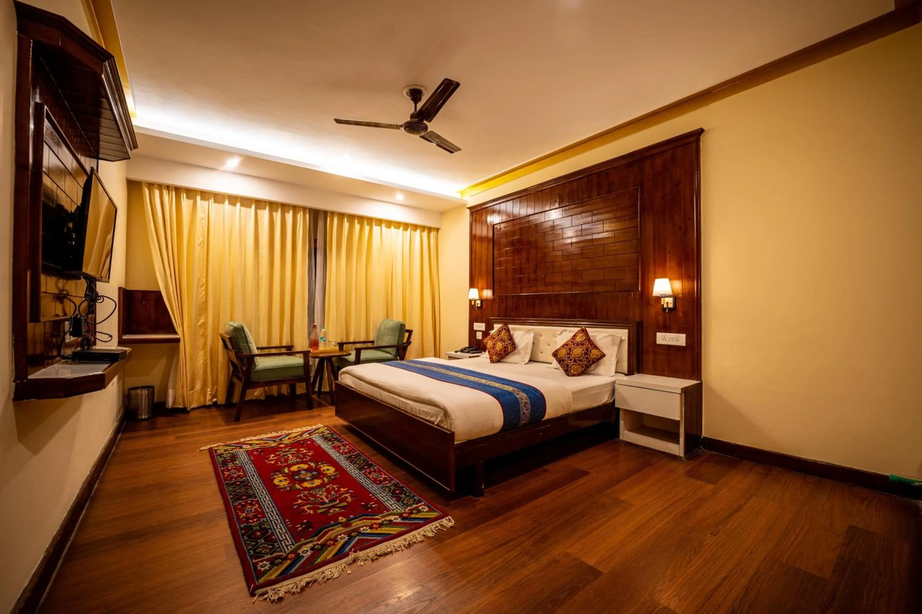 Bed in The Hunder Eco Villa