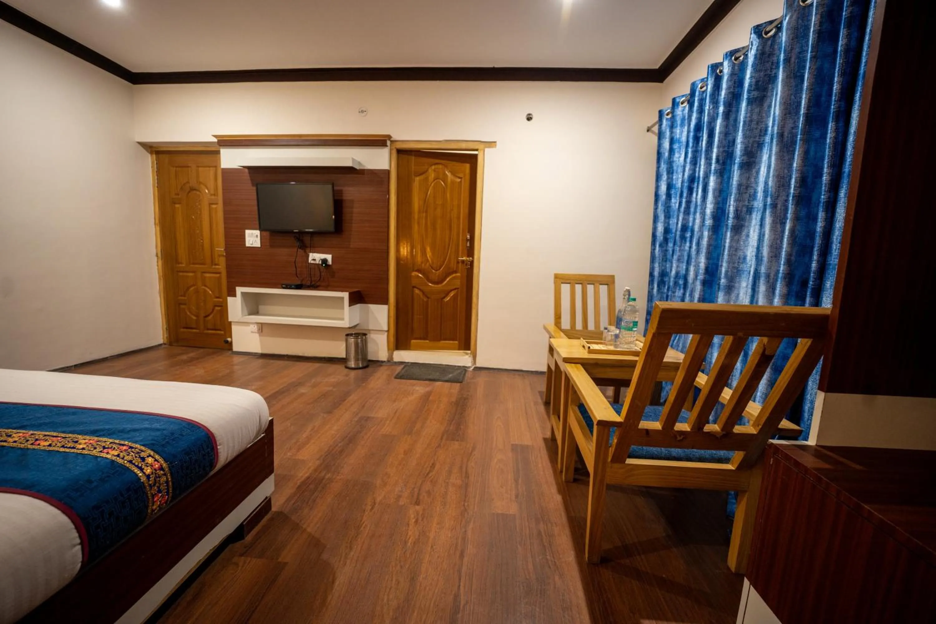 Bed in The Hunder Eco Villa