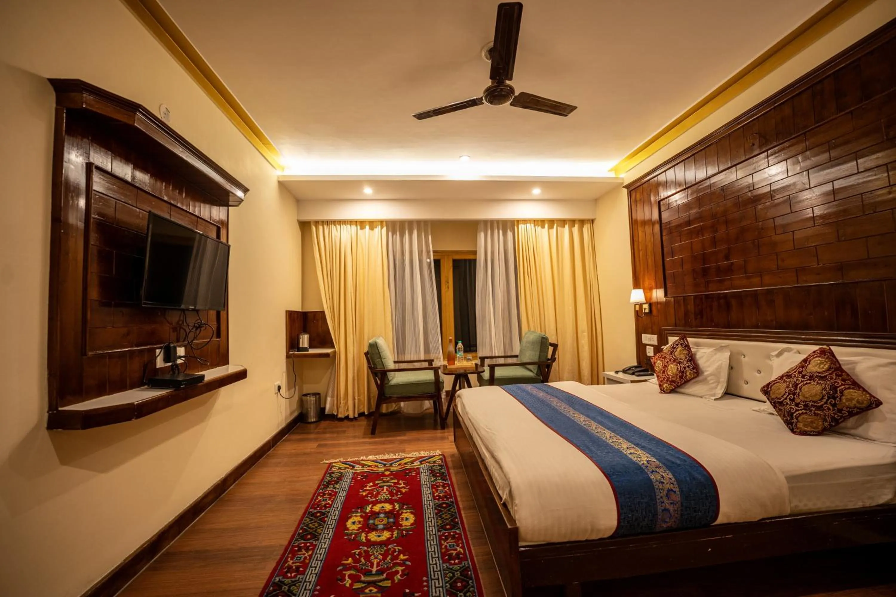 Bed in The Hunder Eco Villa