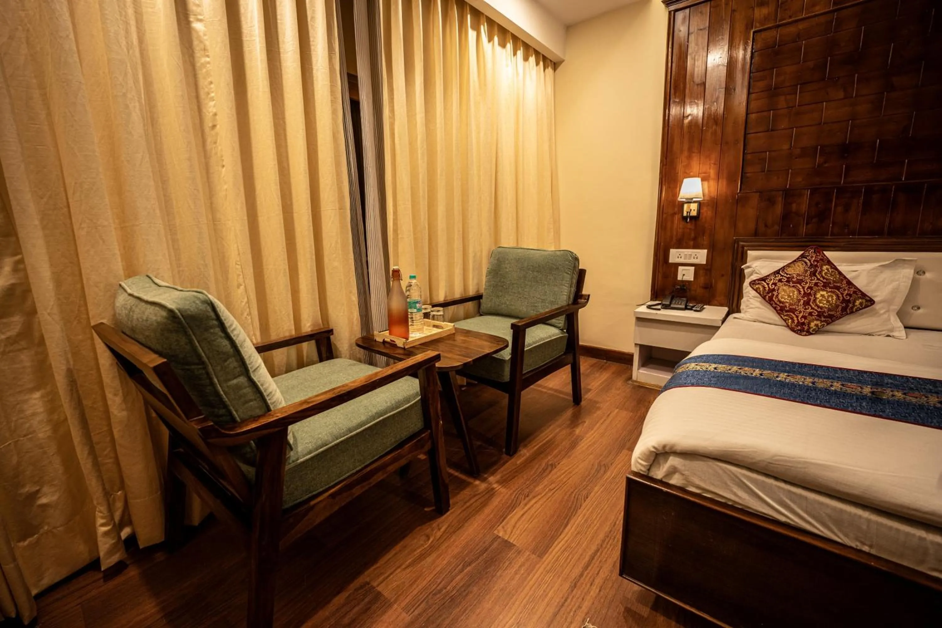 Bed in The Hunder Eco Villa