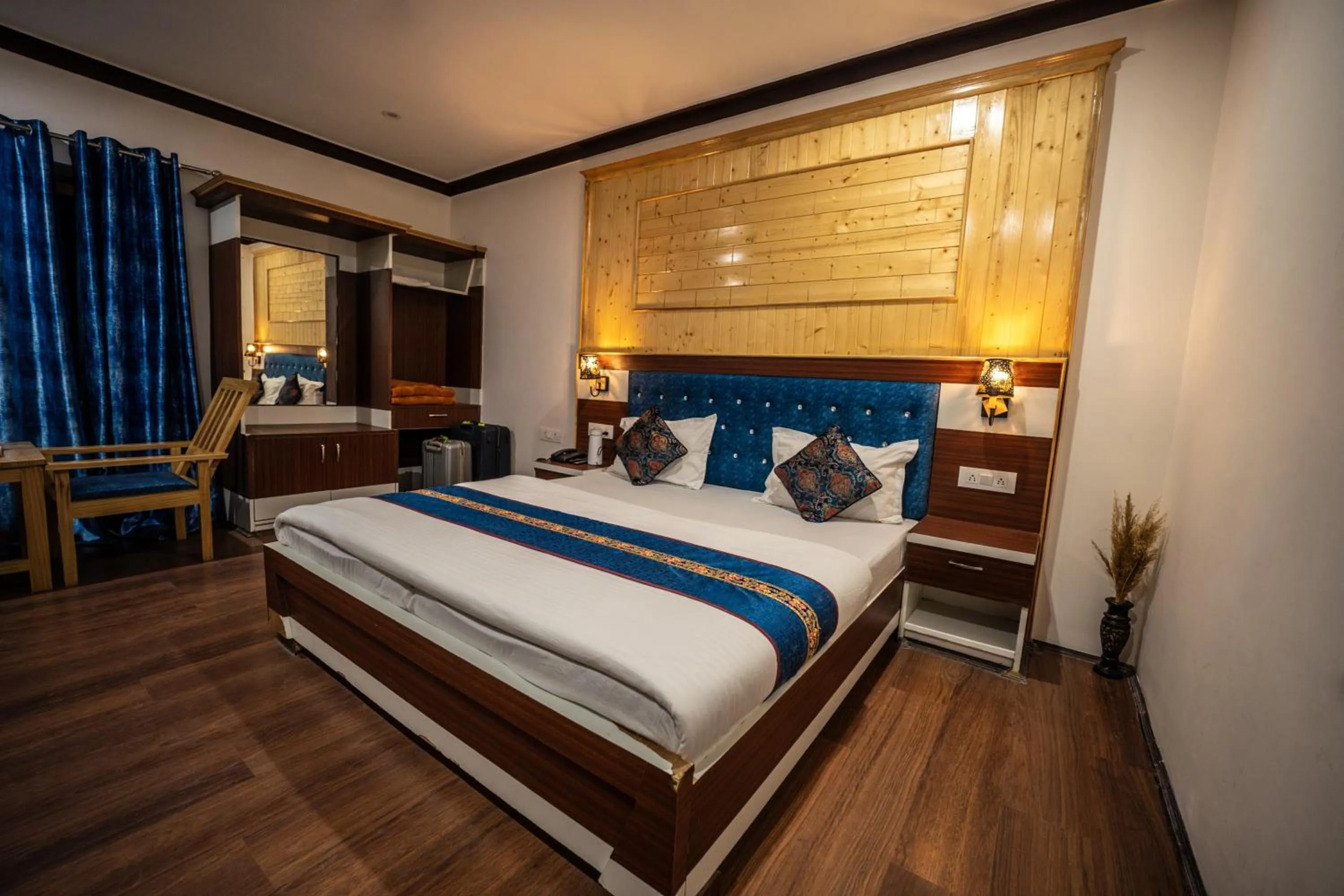 Bed in The Hunder Eco Villa