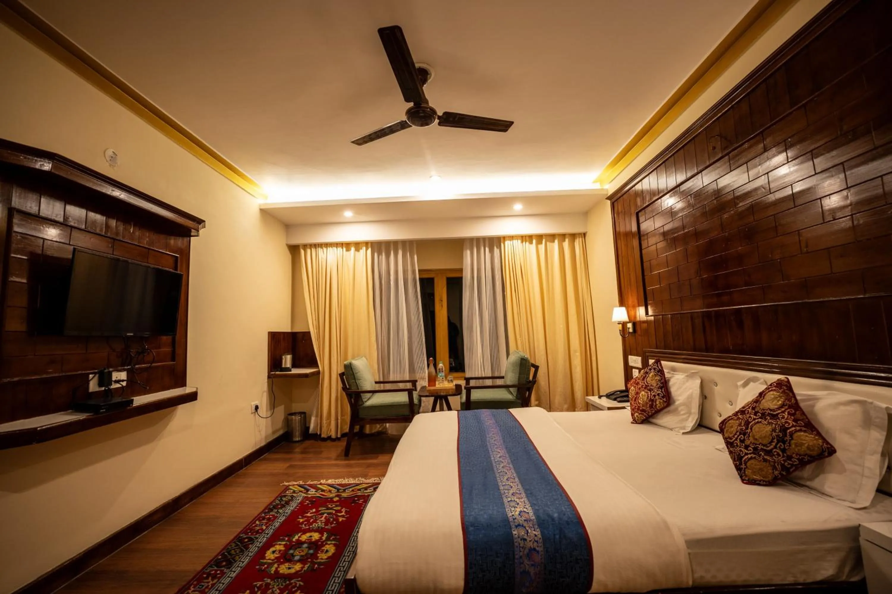 Bed in The Hunder Eco Villa