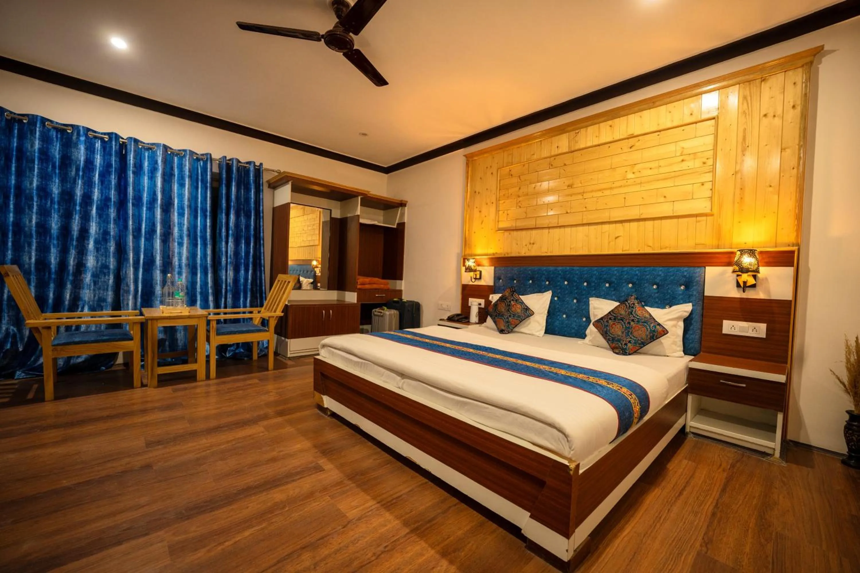 Bed in The Hunder Eco Villa