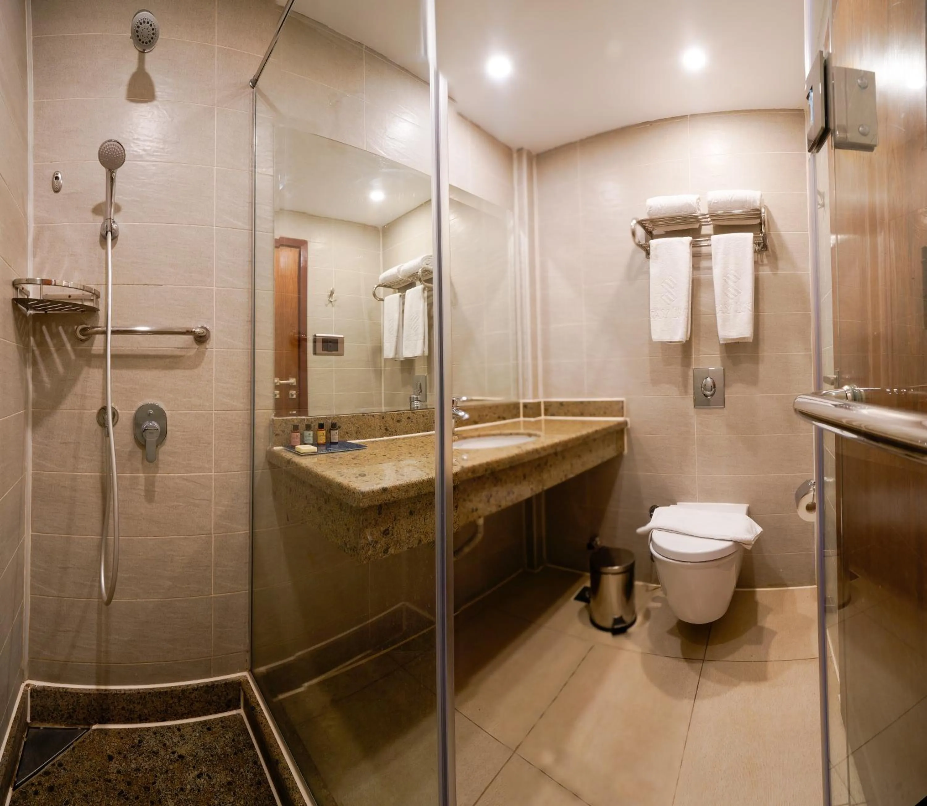 Shower in Stay Inn Cairo Hotel