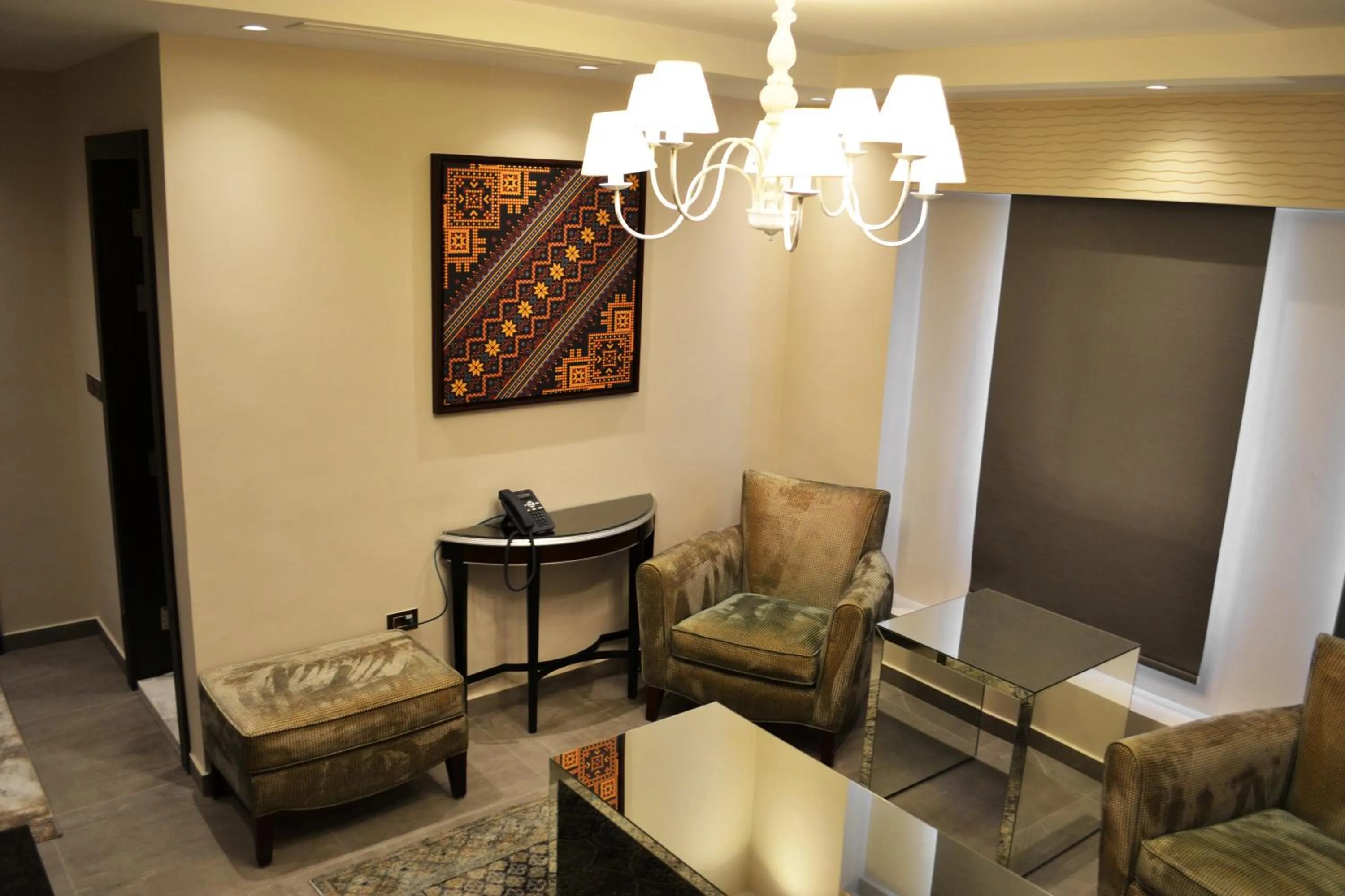 Living room in Ambassador, a Boutique Hotel