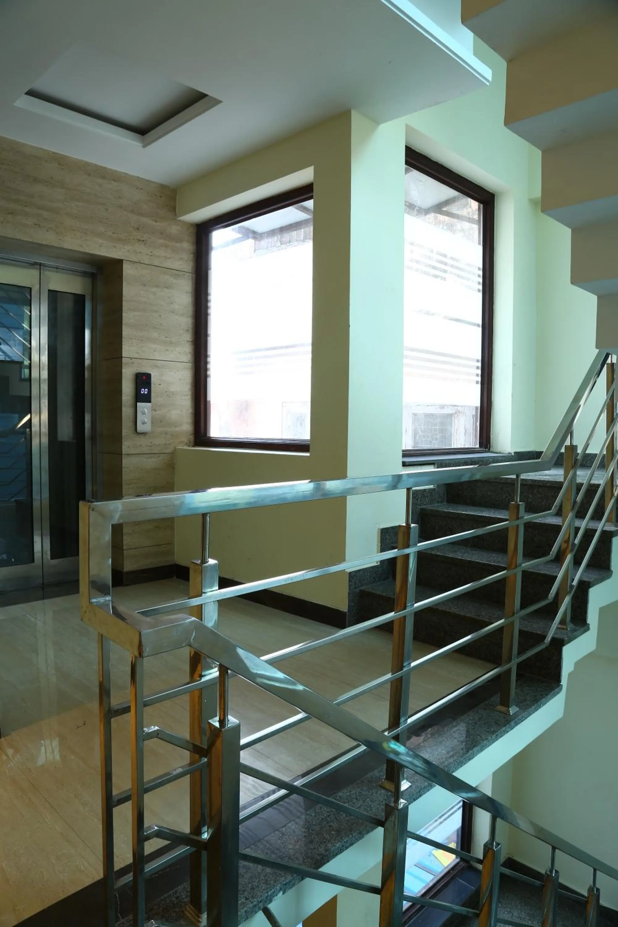 Balcony/Terrace in Hotel Kush Ganga - 50 Meter from Har ki Pauri, Haridwar