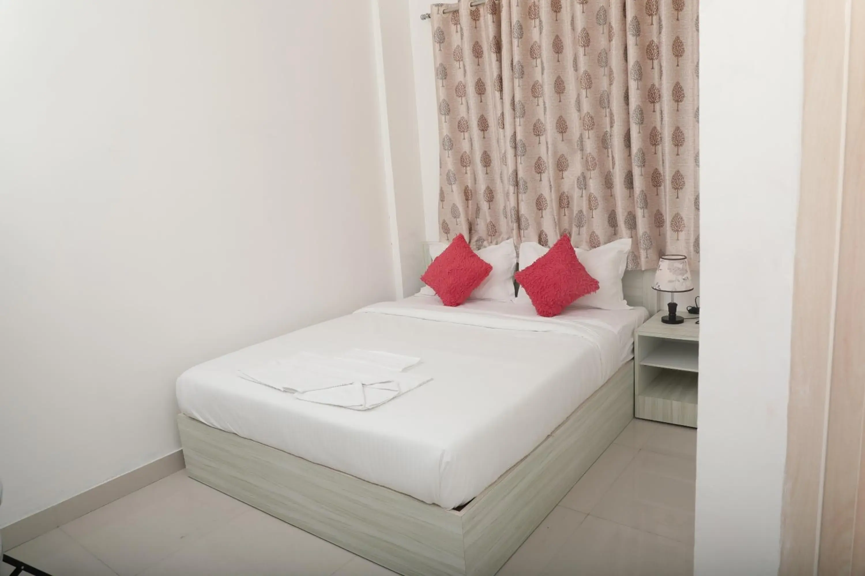 Bed in Sai Inn Mysore Bed in Sai Inn Mysore